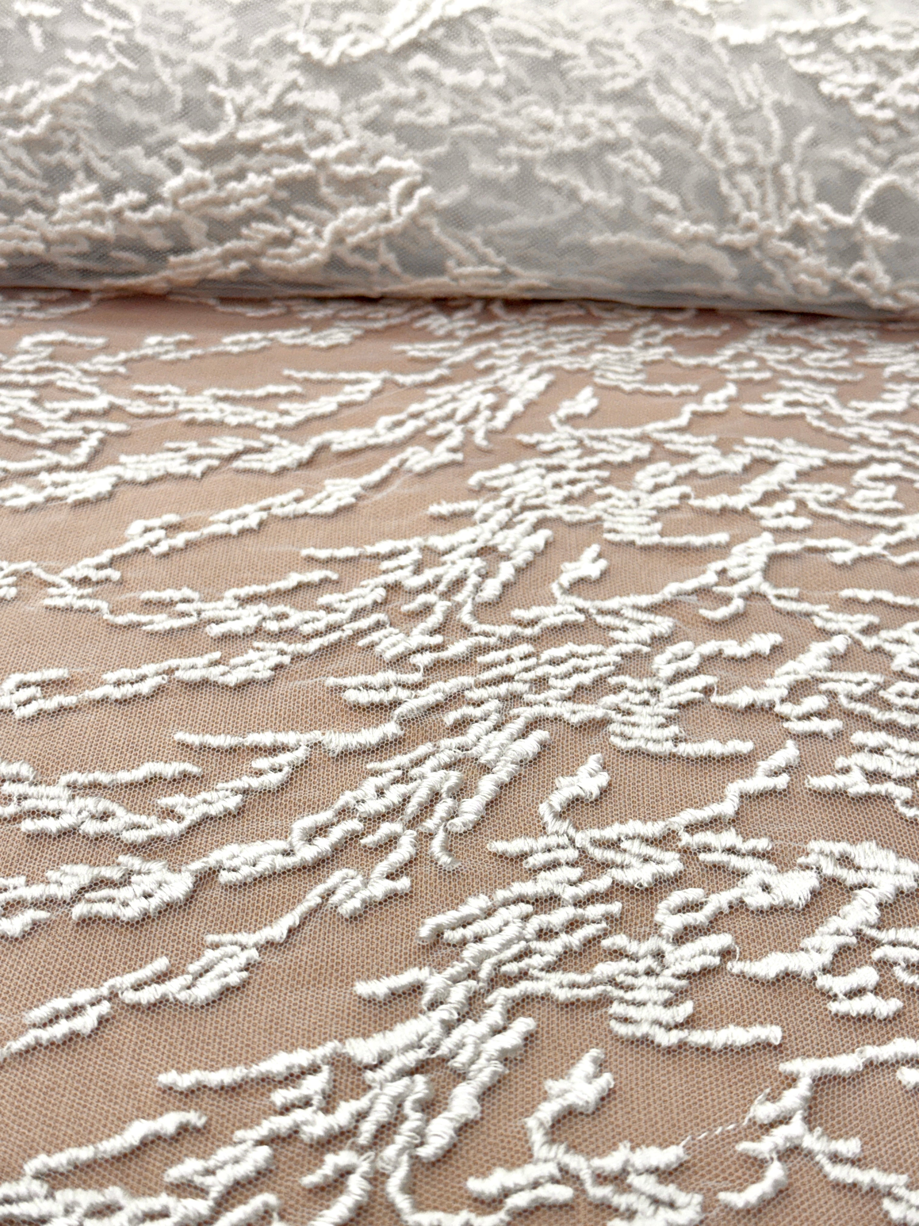 Ivory Couture Embroidered Lace