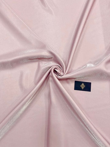 Tafta Fixa cu Sclipici Roz Prafuit