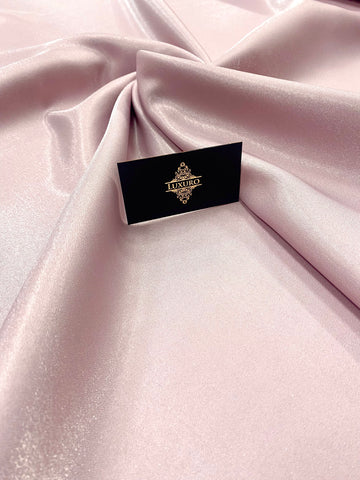 Tafta Fixa cu Sclipici Roz Prafuit