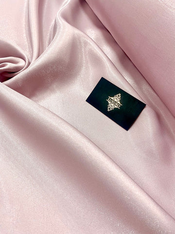 Tafta Fixa cu Sclipici Roz Prafuit