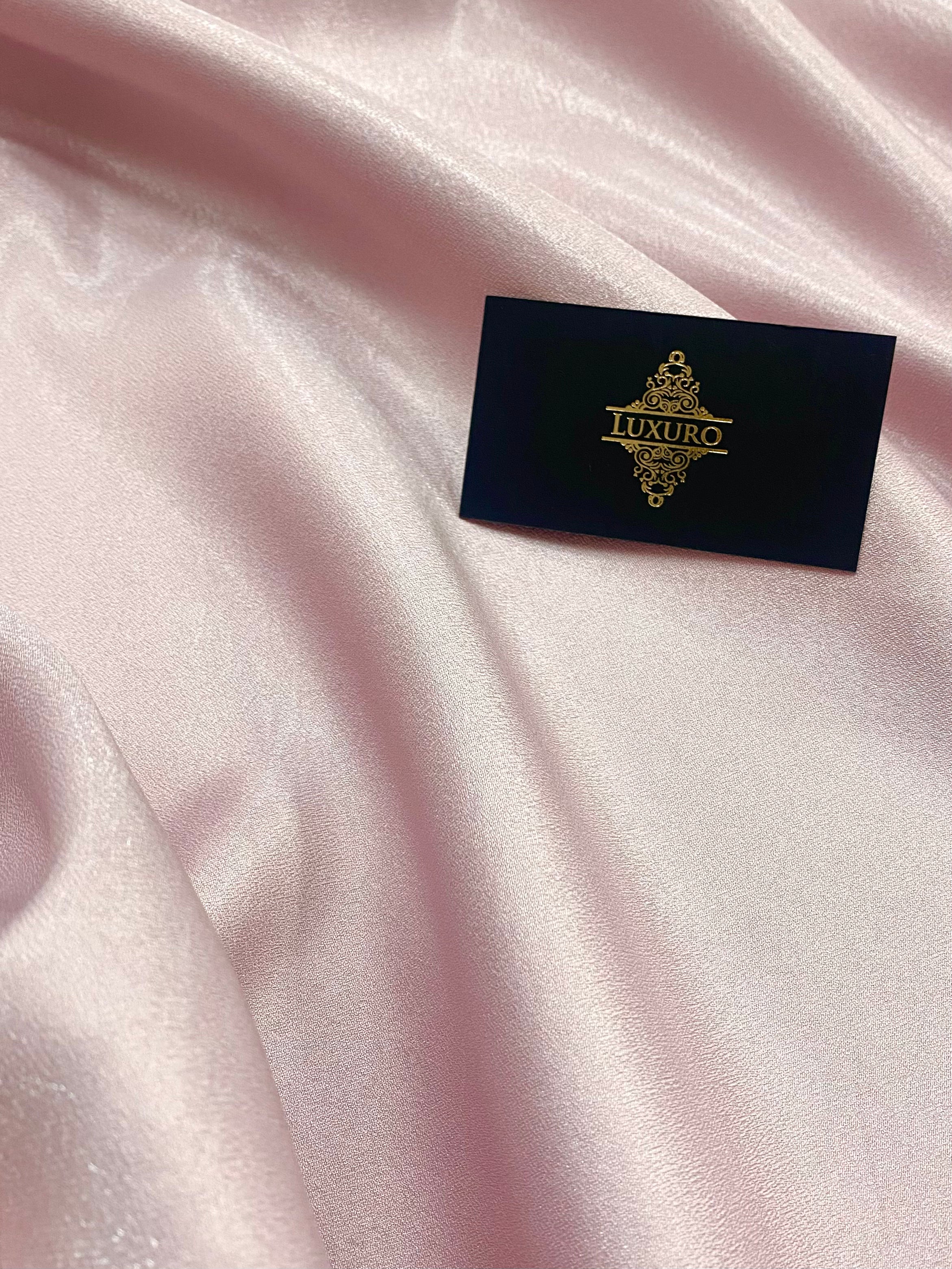 Tafta Fixa cu Sclipici Roz Prafuit