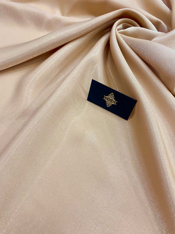 Tafta Fixa cu Sclipici Nude