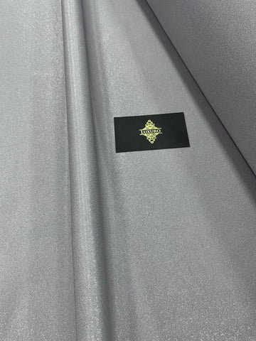 Tafta Fixa cu Sclipici Gri