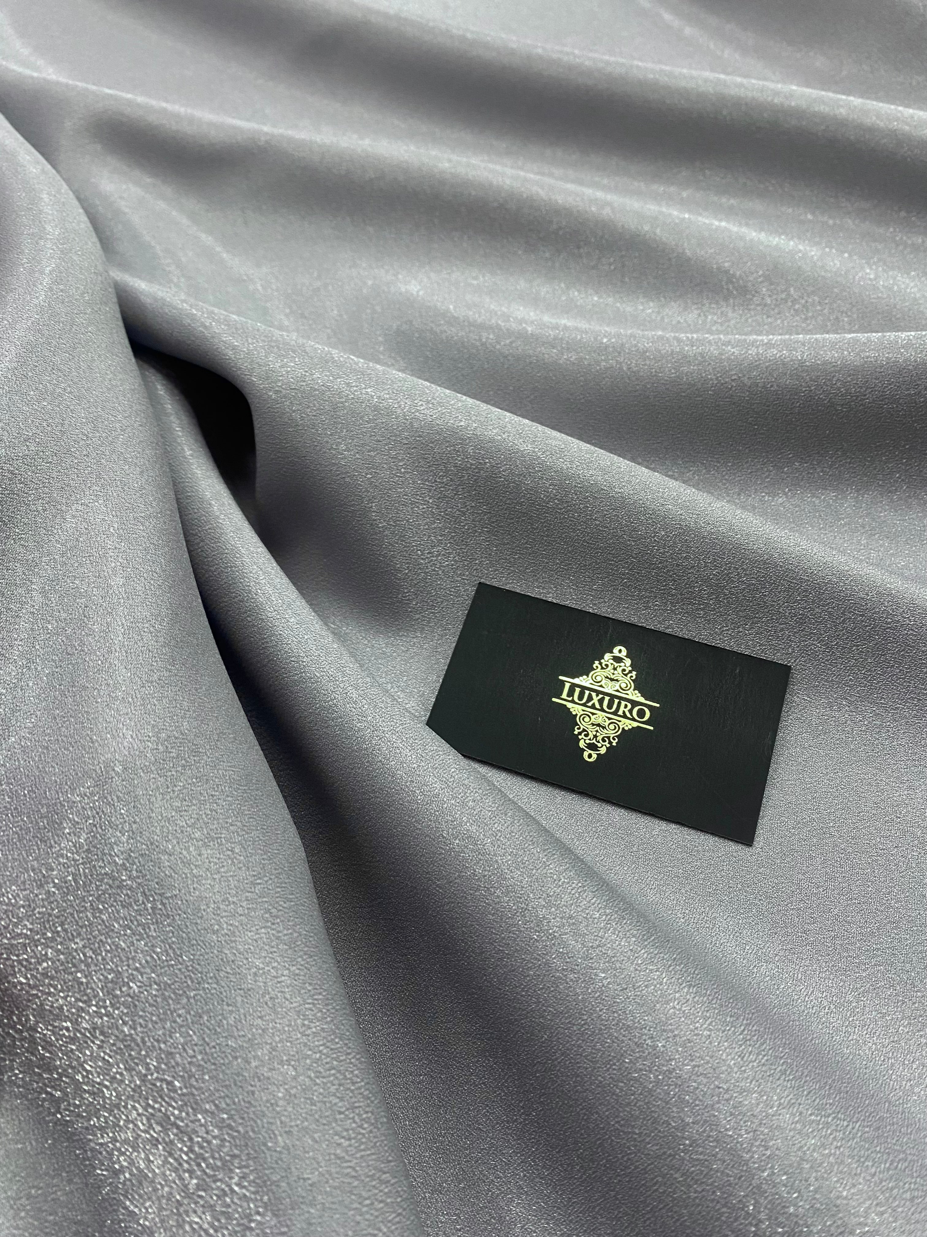 Tafta Fixa cu Sclipici Gri