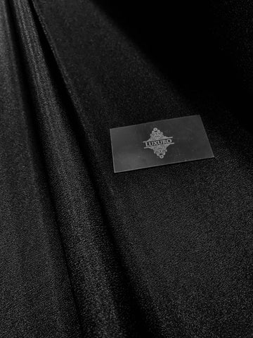 Tafta Fixa cu Sclipici Neagra