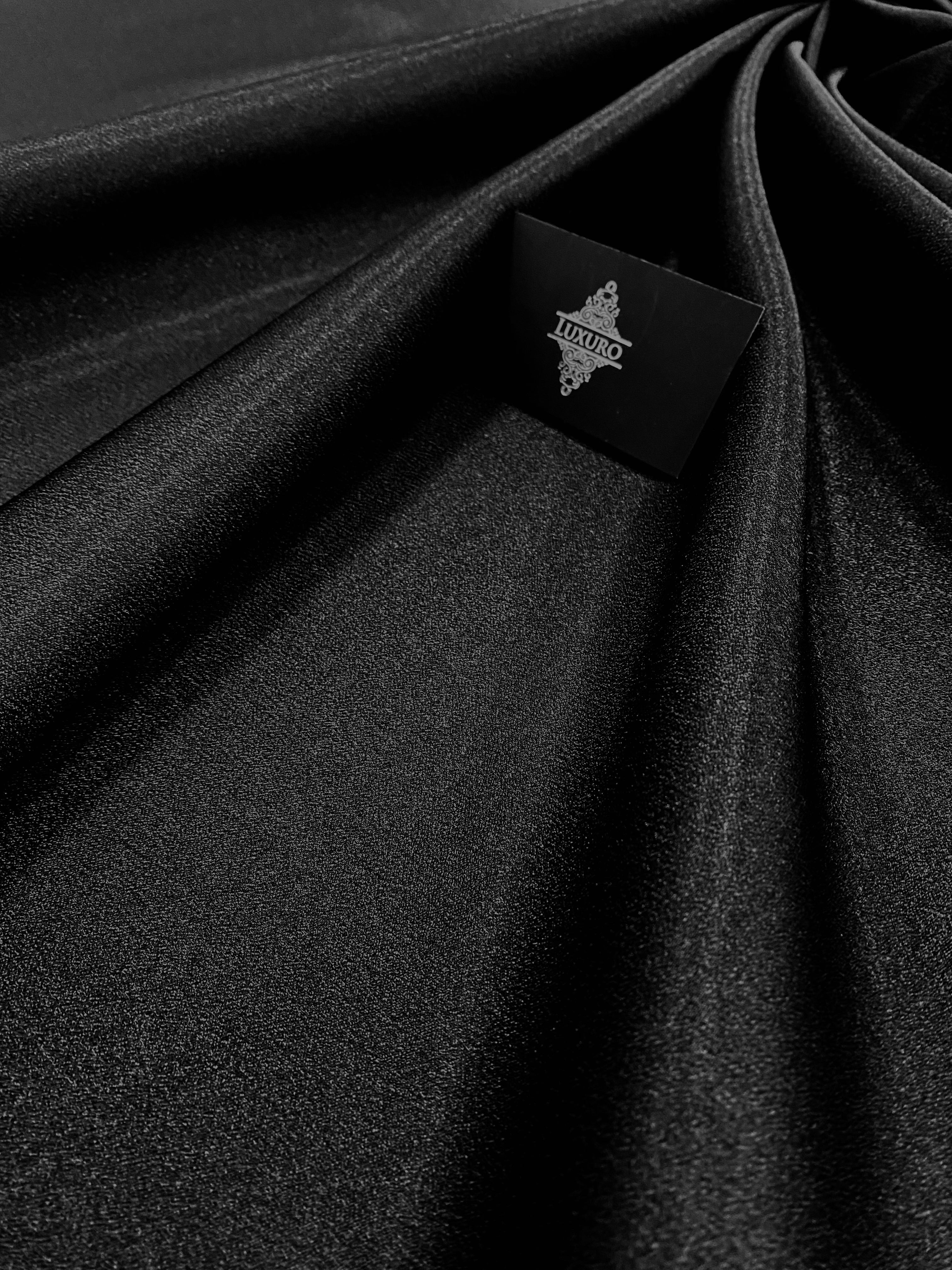 Tafta Fixa cu Sclipici Neagra