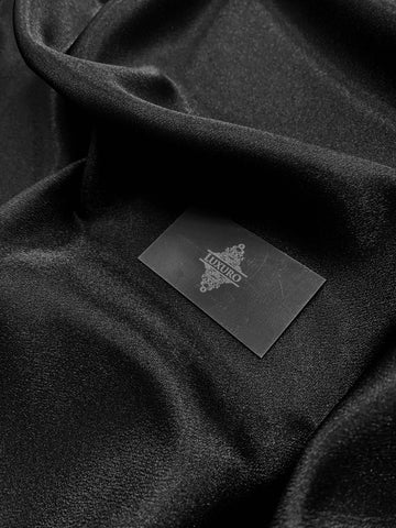 Tafta Fixa cu Sclipici Neagra