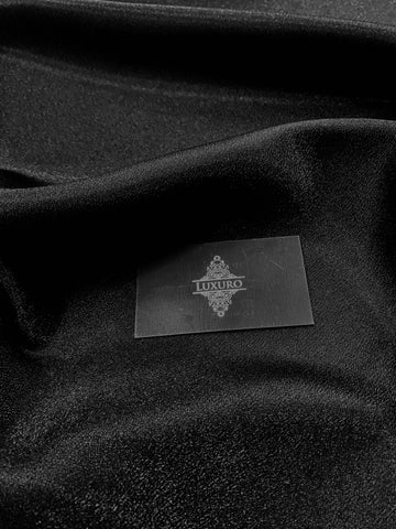 Tafta Fixa cu Sclipici Neagra