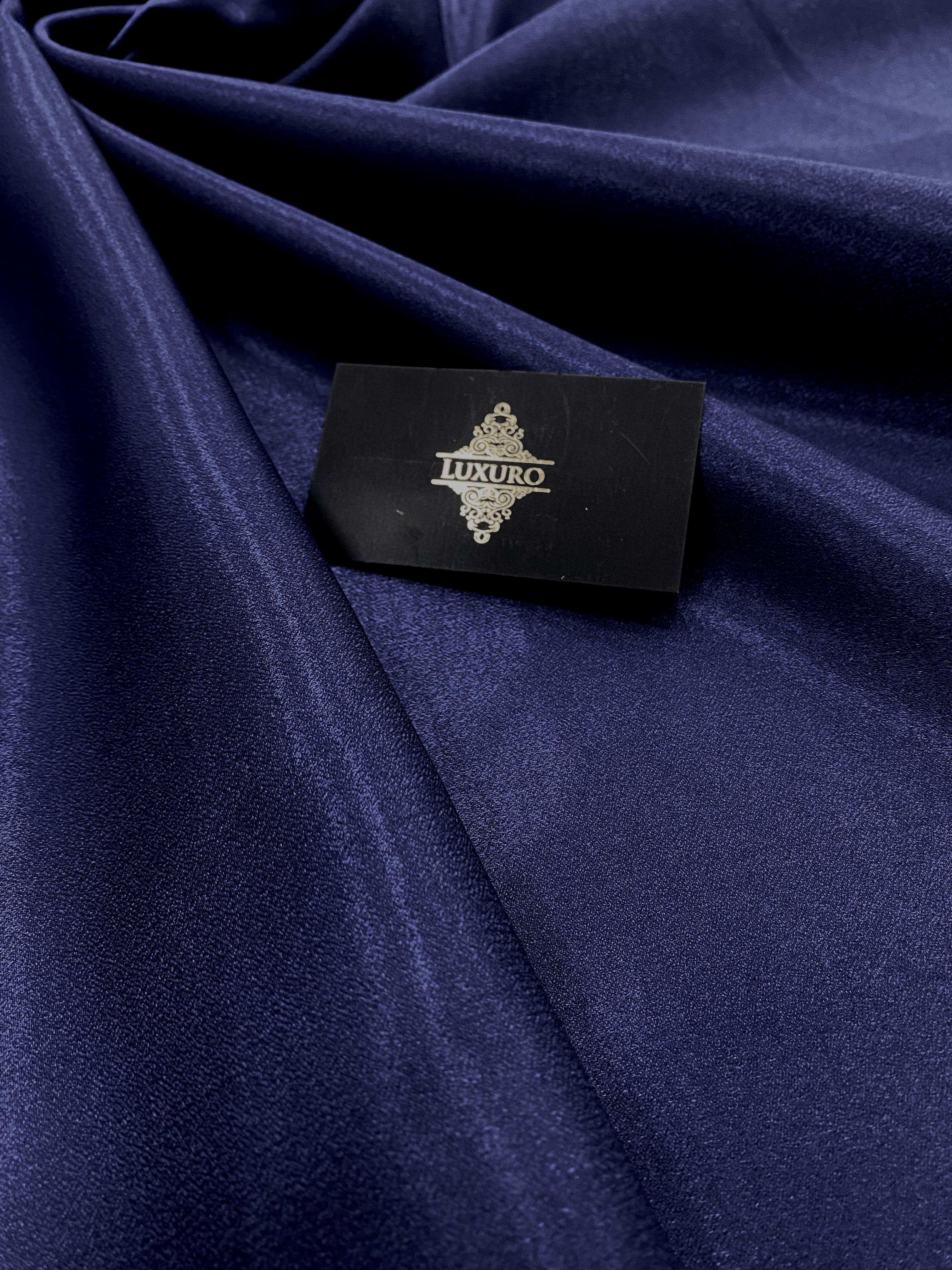 Tafta Fixa cu Sclipici Bleumarin