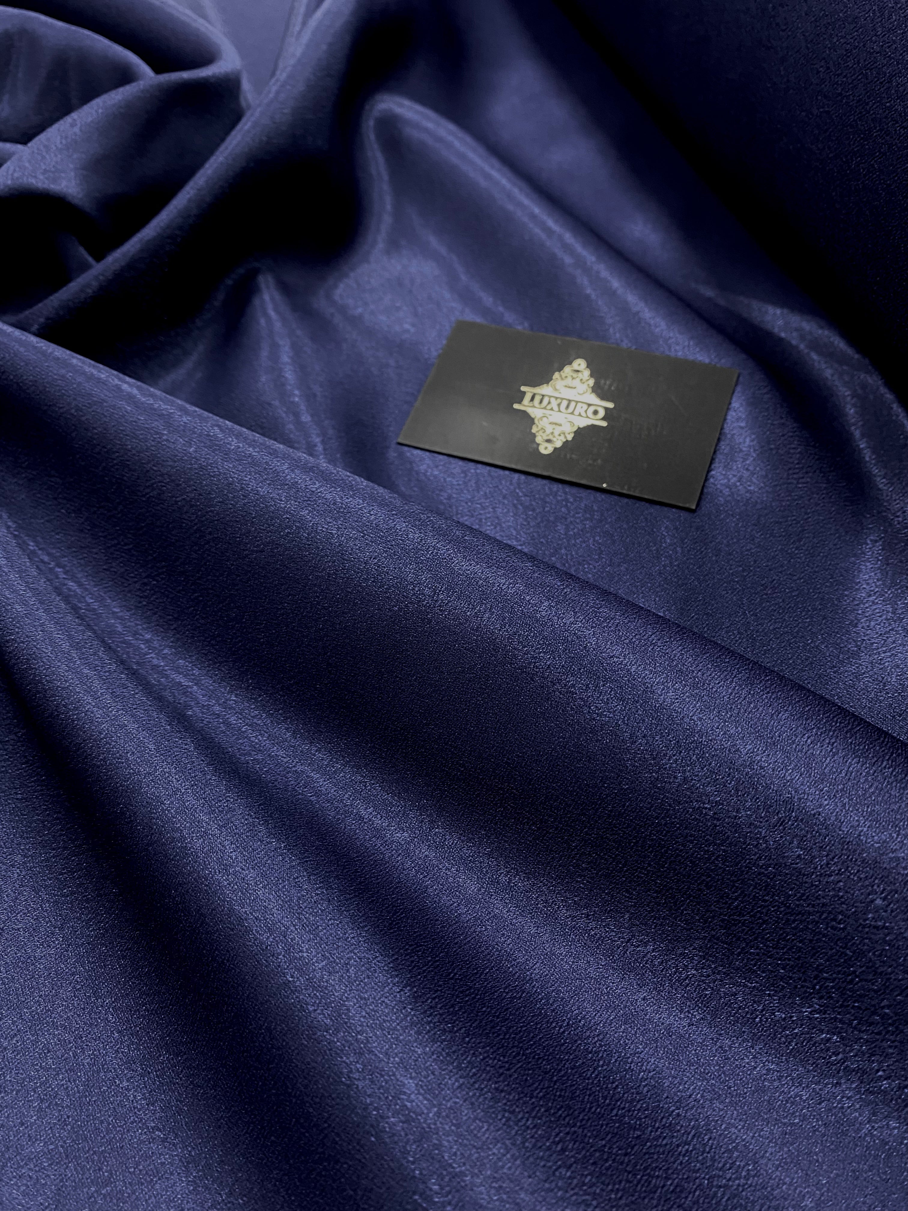 Tafta Fixa cu Sclipici Bleumarin