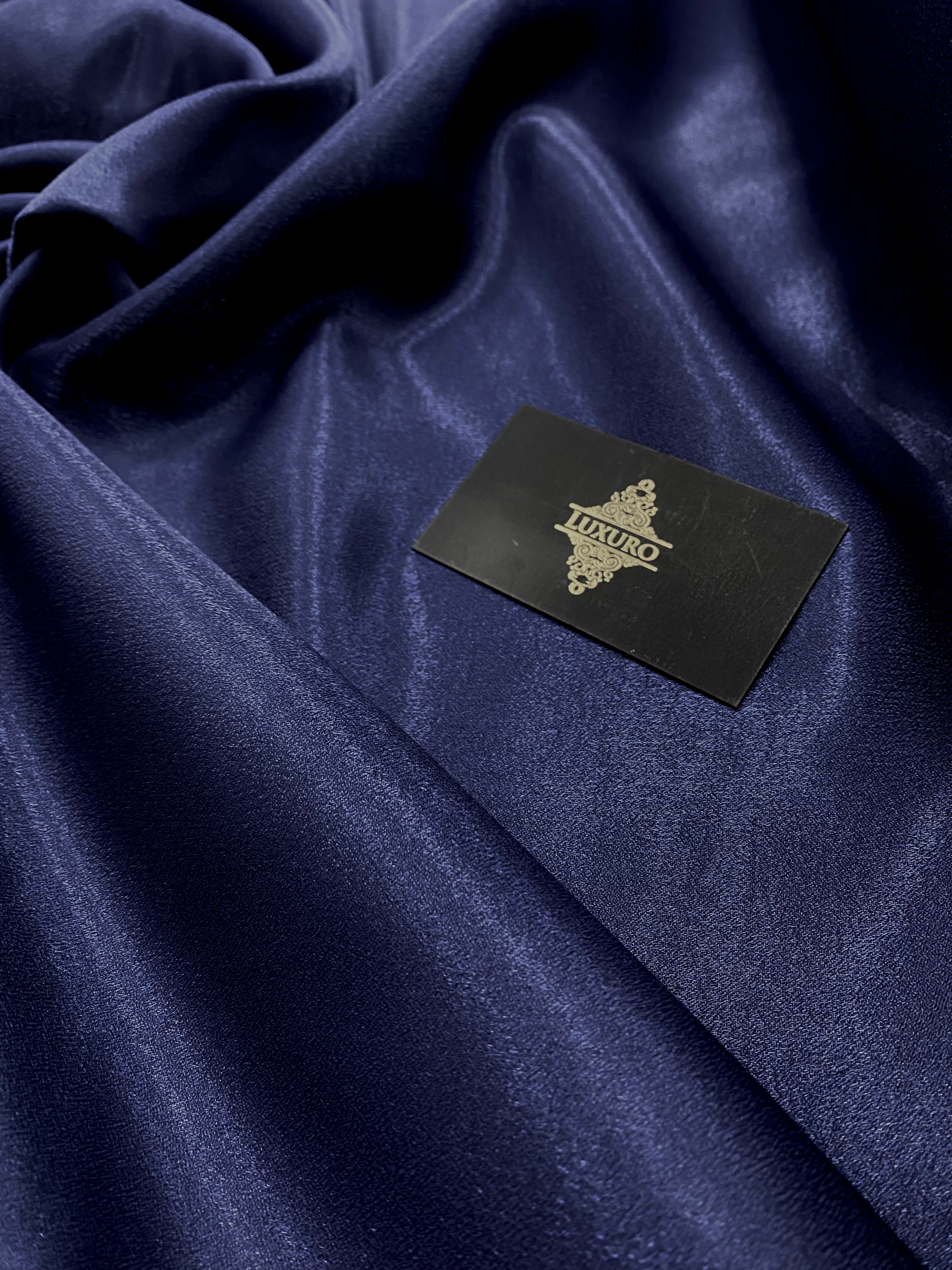 Tafta Fixa cu Sclipici Bleumarin