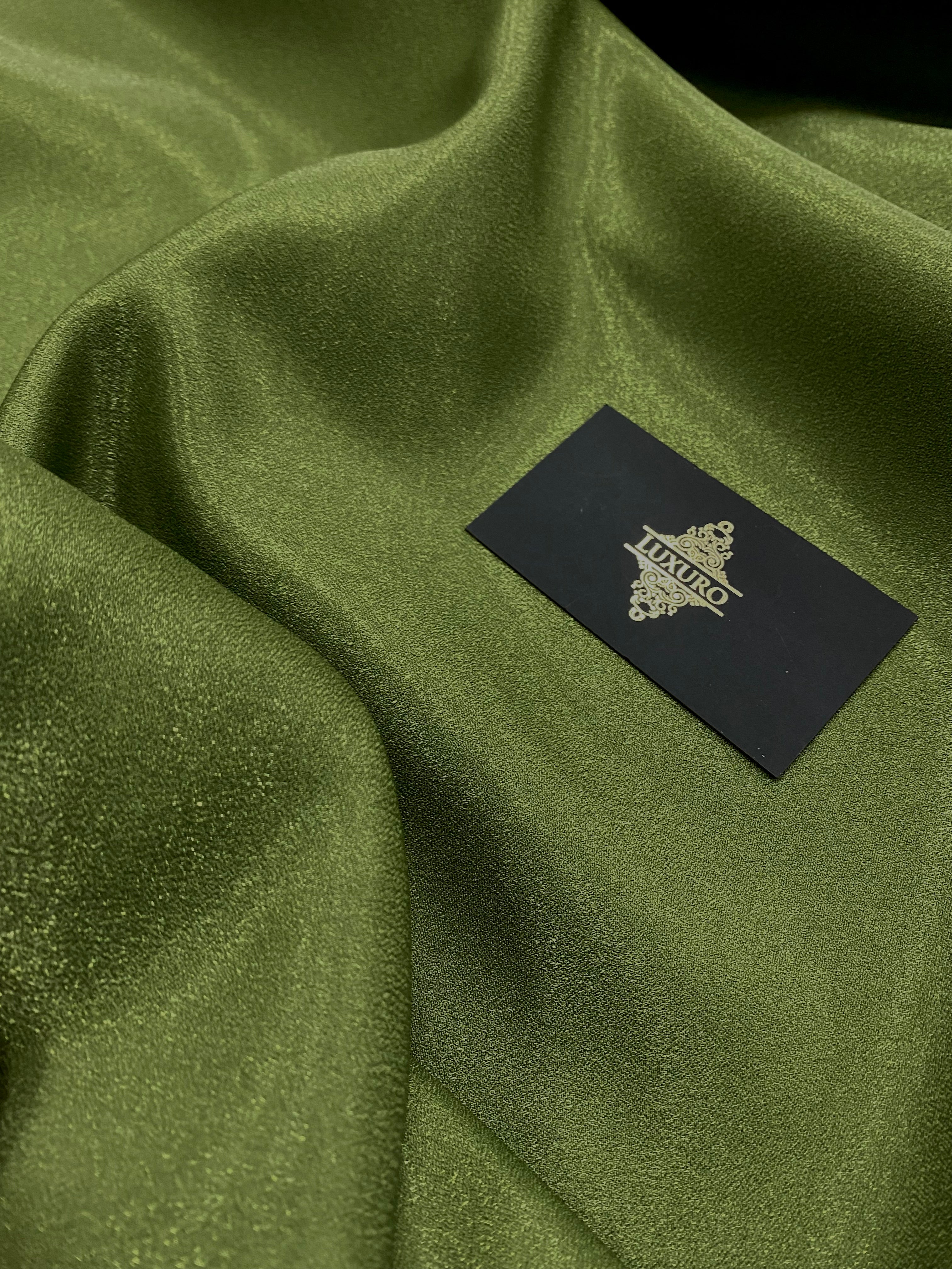 Tafta Fixa cu Sclipici Olive