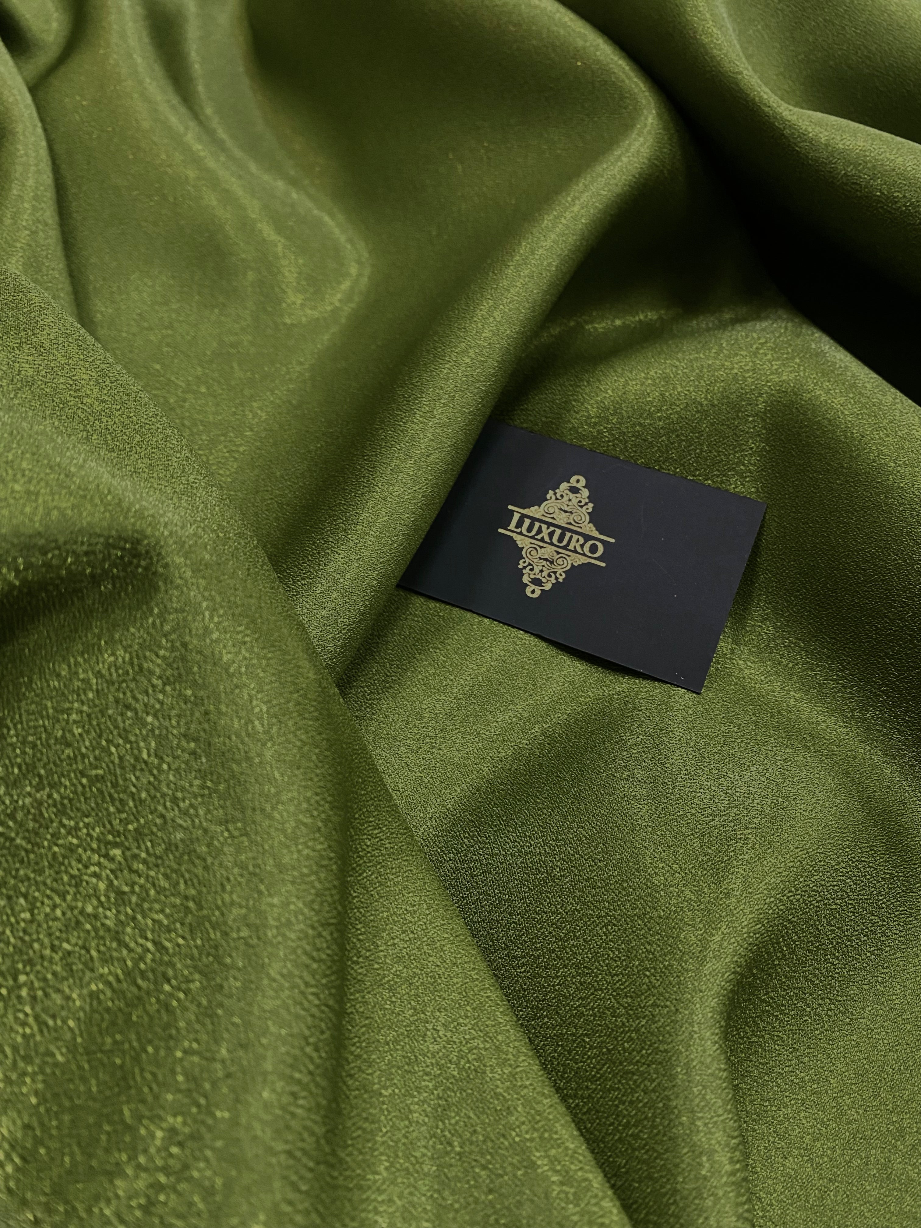 Tafta Fixa cu Sclipici Olive