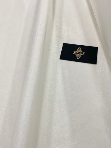 Tafta Fixa cu Sclipici Ivory