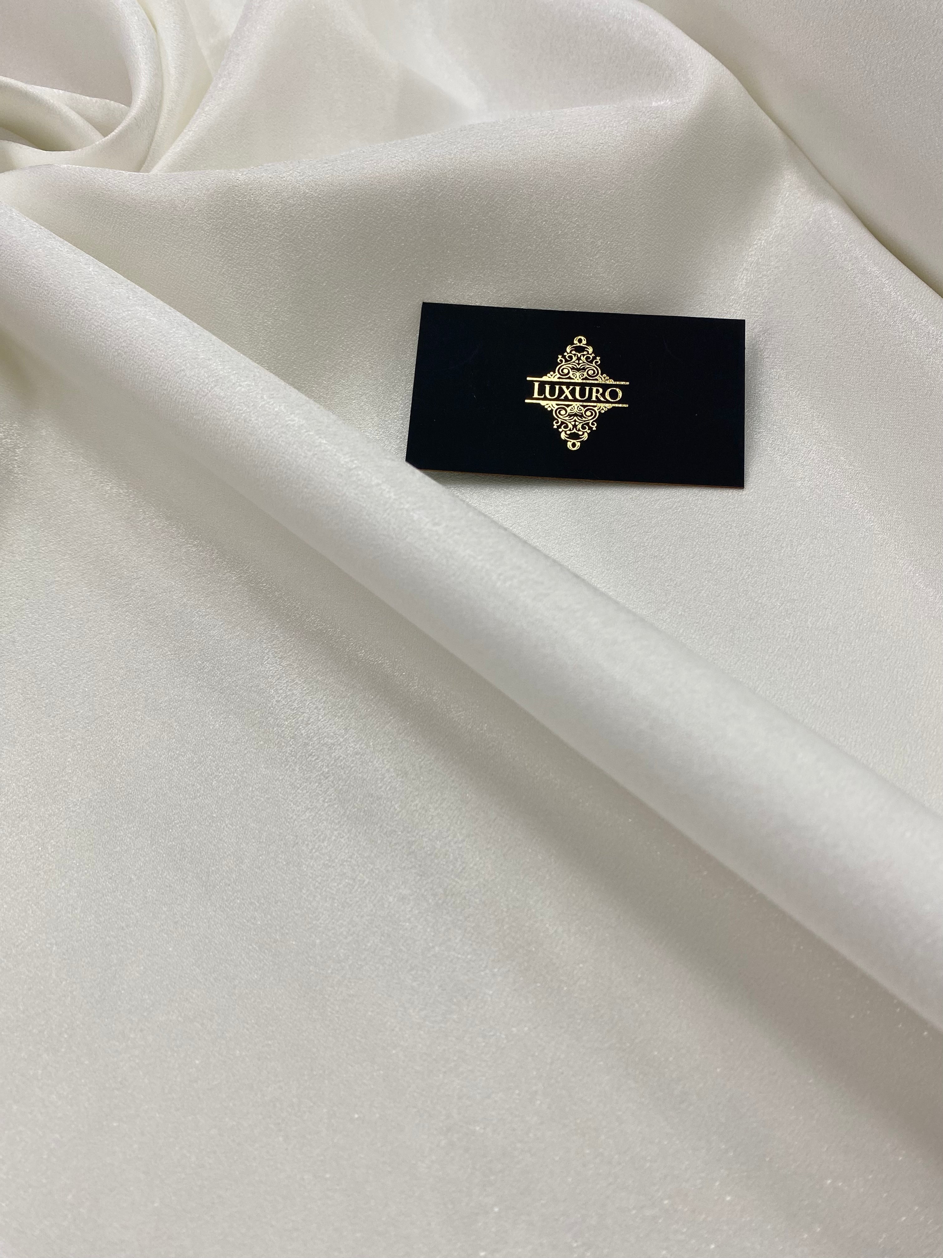 Tafta Fixa cu Sclipici Ivory