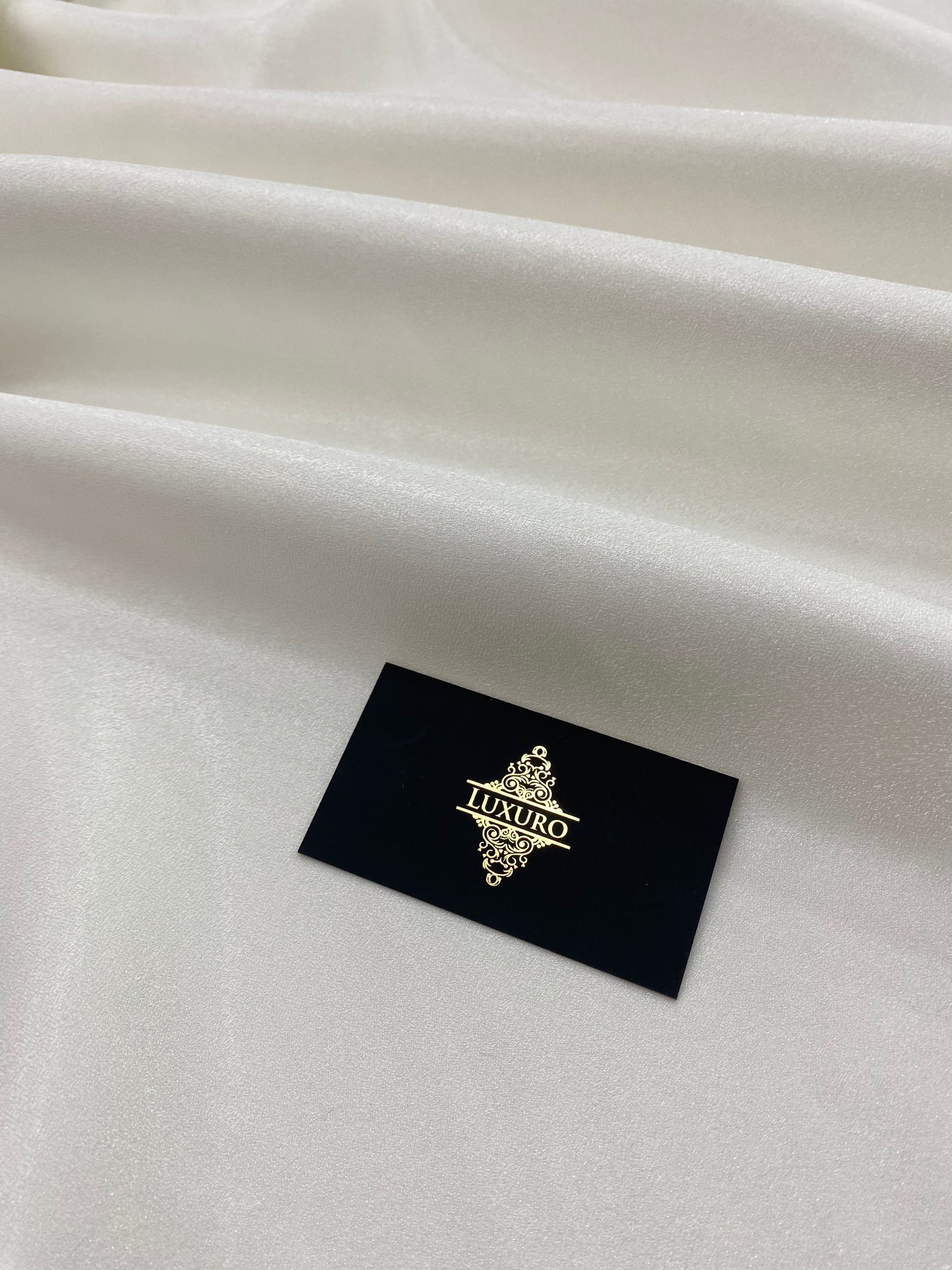 Tafta Fixa cu Sclipici Ivory