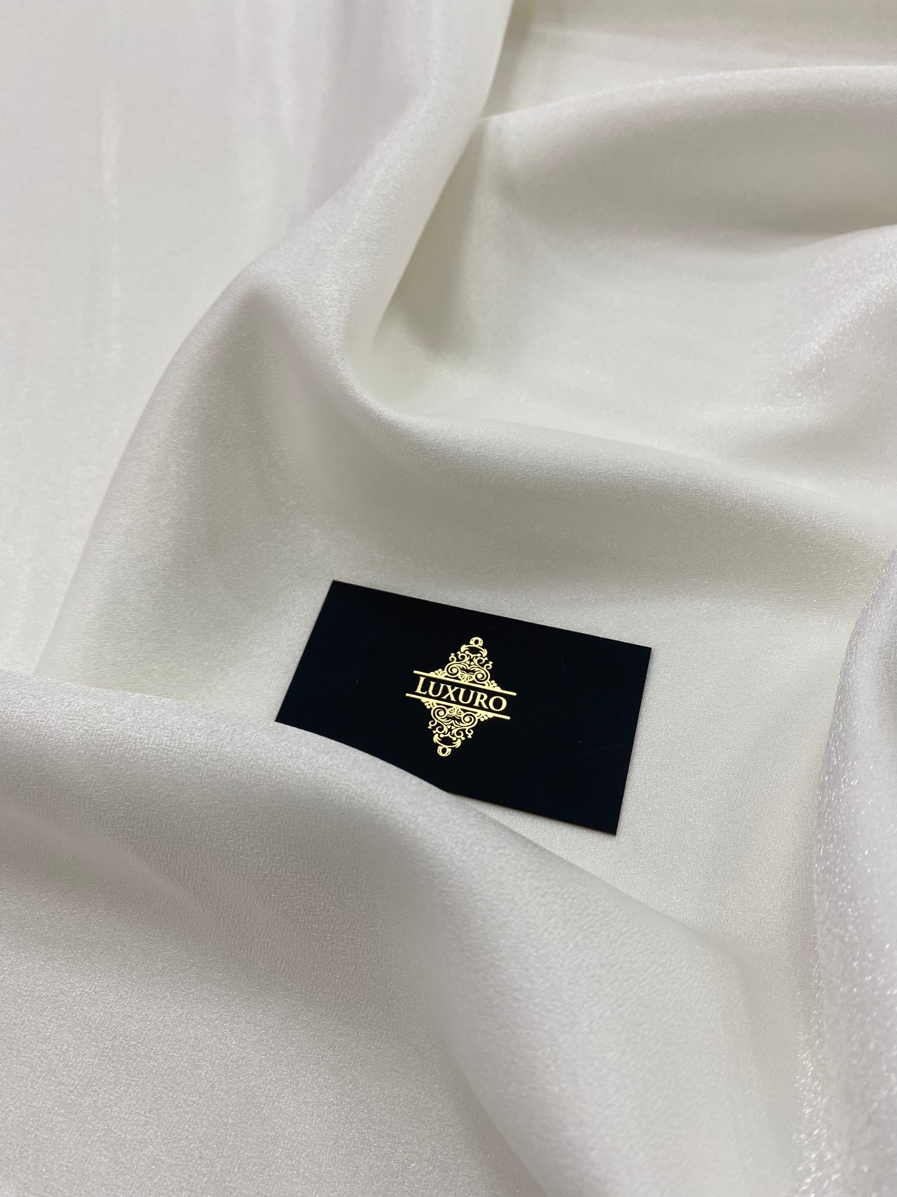 Tafta Fixa cu Sclipici Ivory