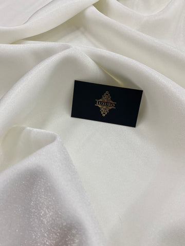 Tafta Fixa cu Sclipici Ivory