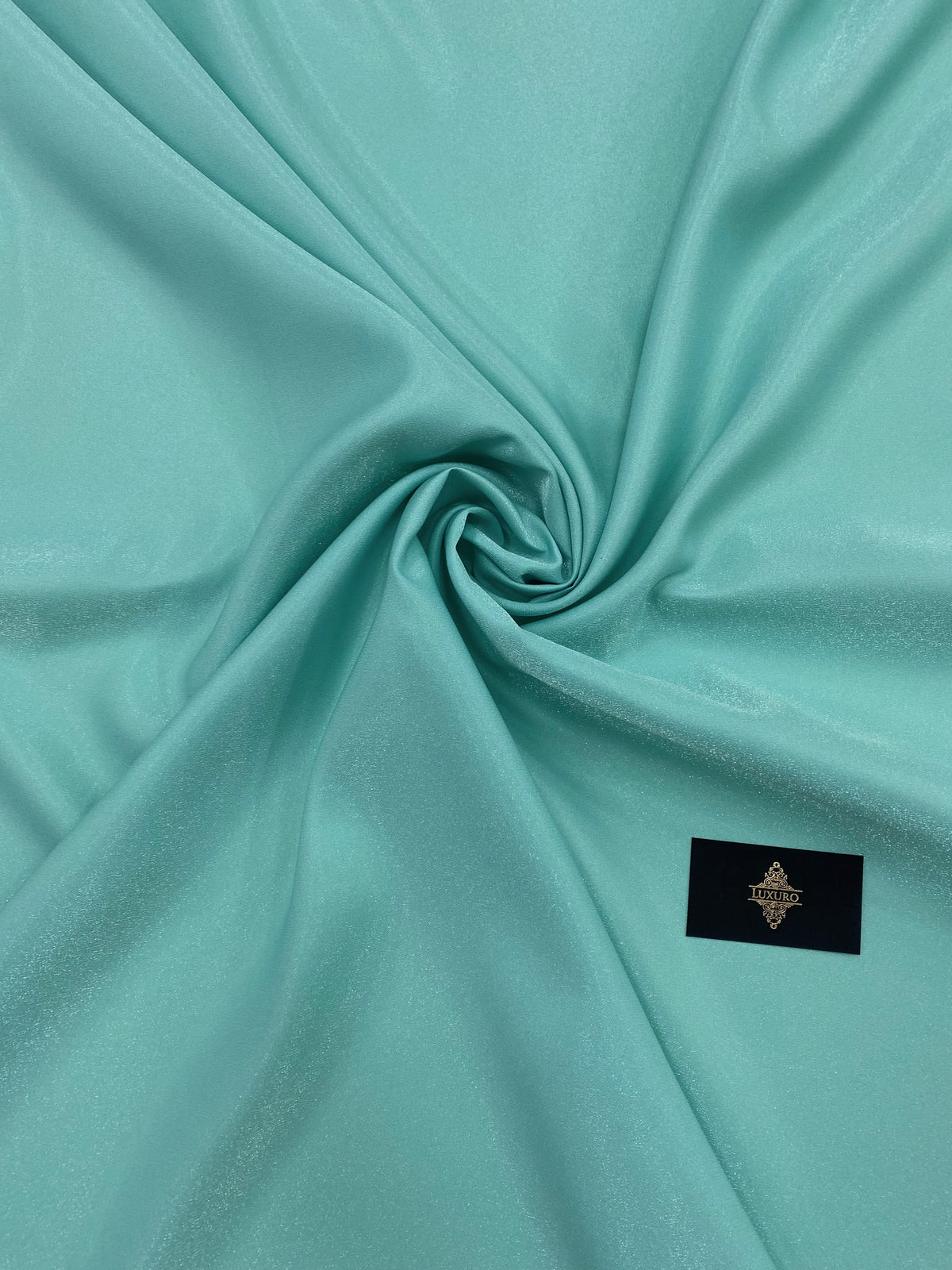 Tafta Fixa cu Sclipici Turcoaz