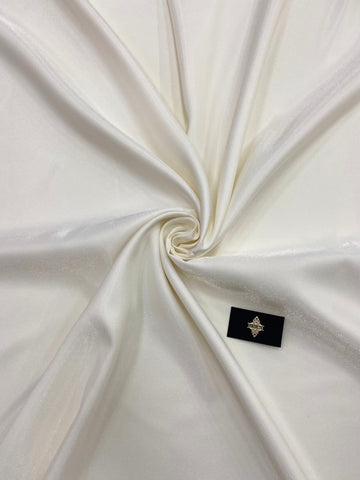 Tafta Fixa cu Sclipici Crem