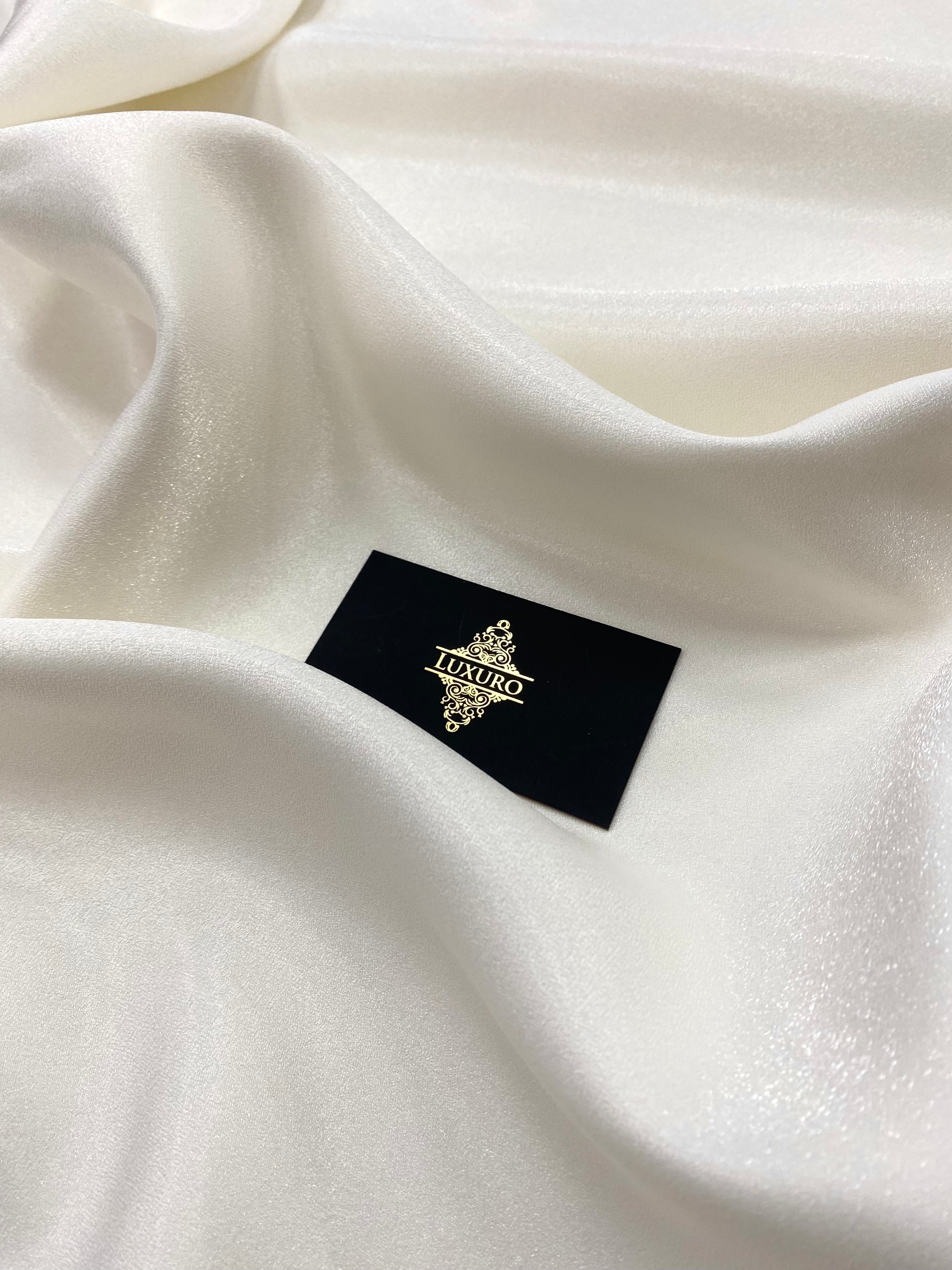 Tafta Fixa cu Sclipici Crem