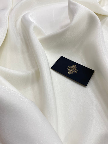 Tafta Fixa cu Sclipici Crem