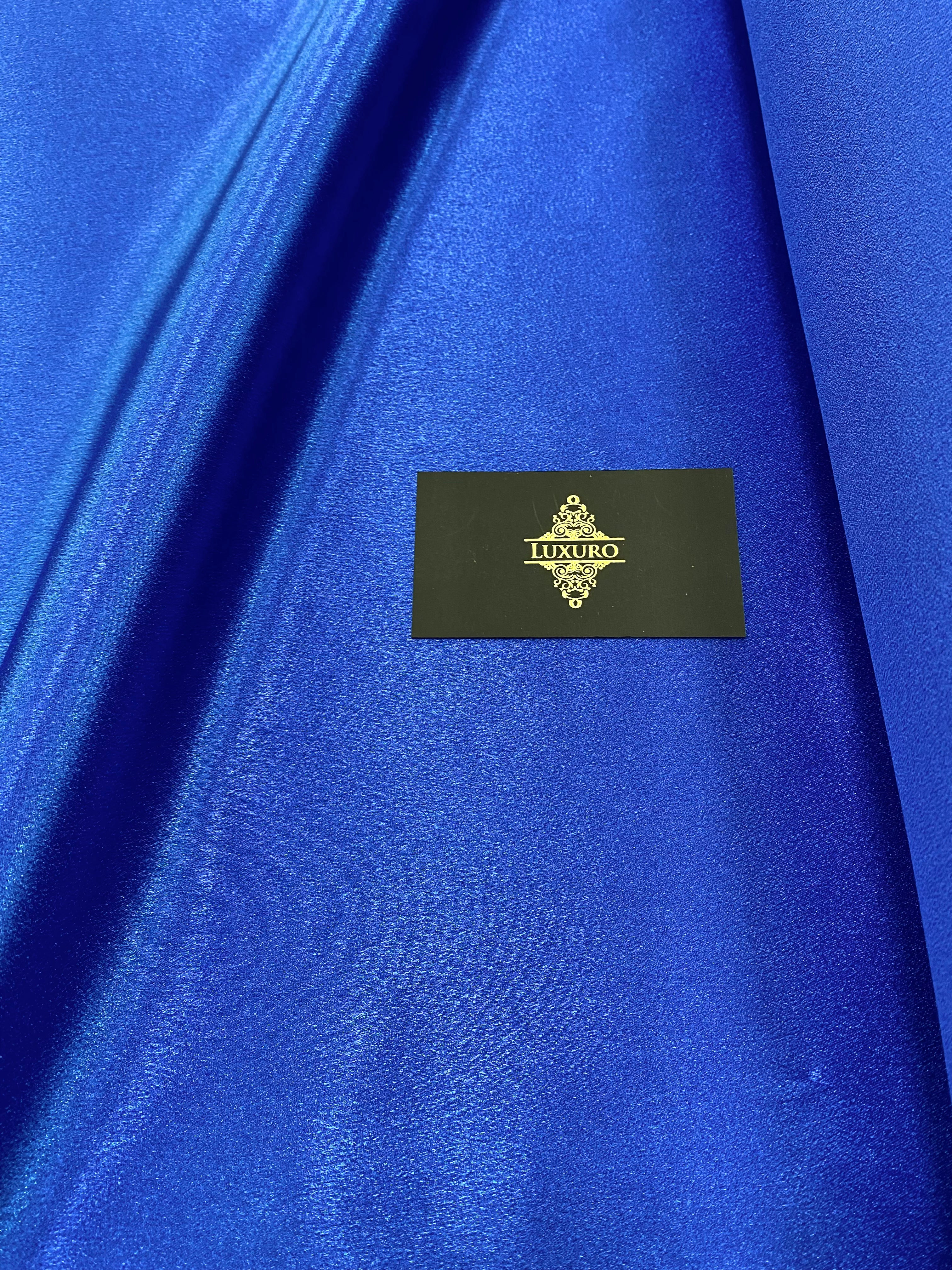 Royal Blue Shiny Elastic Taffeta