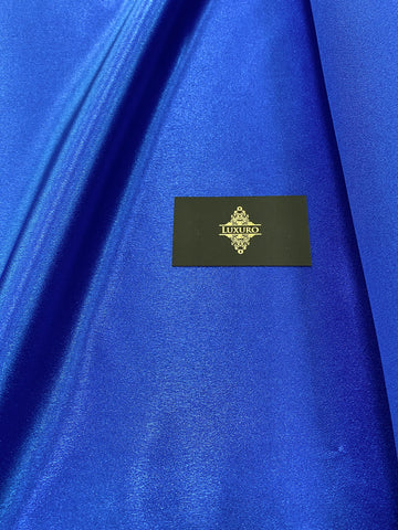 Royal Blue Shiny Elastic Taffeta