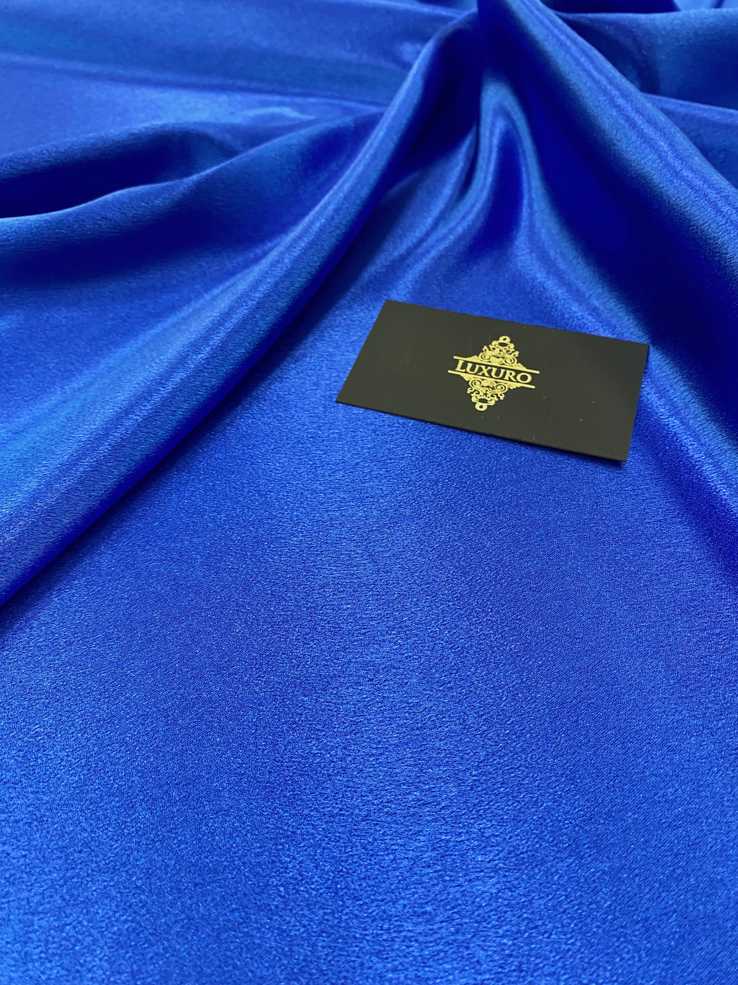 Royal Blue Shiny Elastic Taffeta