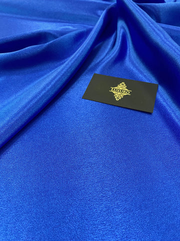 Royal Blue Shiny Elastic Taffeta