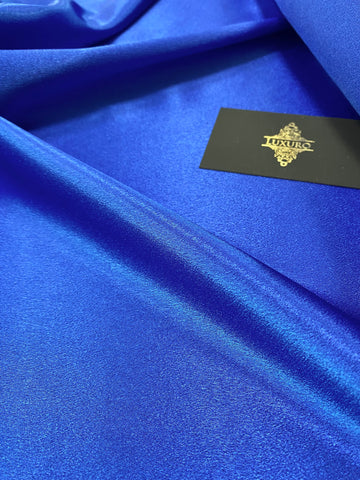 Royal Blue Shiny Elastic Taffeta