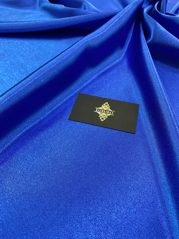 Royal Blue Shiny Elastic Taffeta