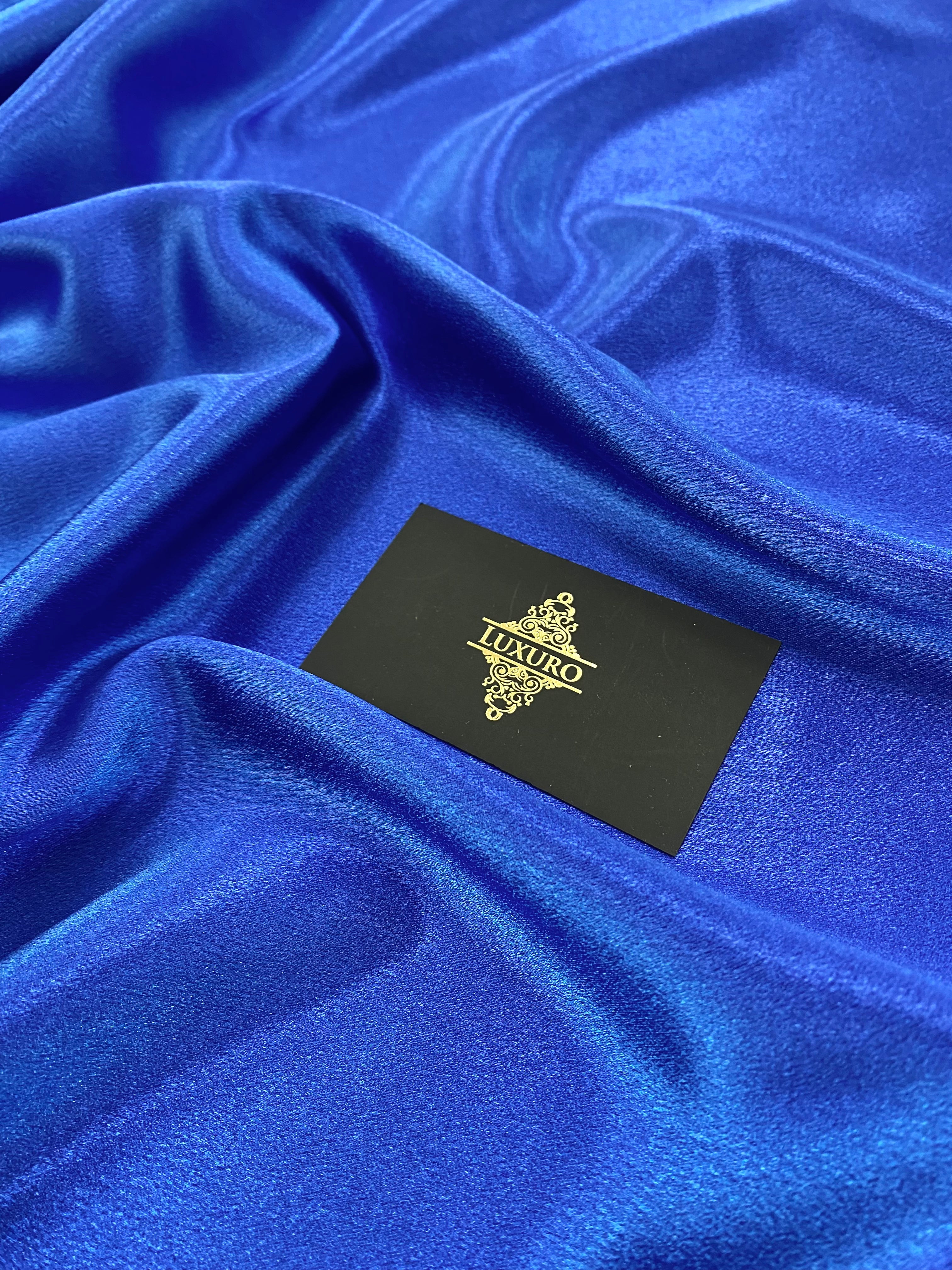 Royal Blue Shiny Elastic Taffeta