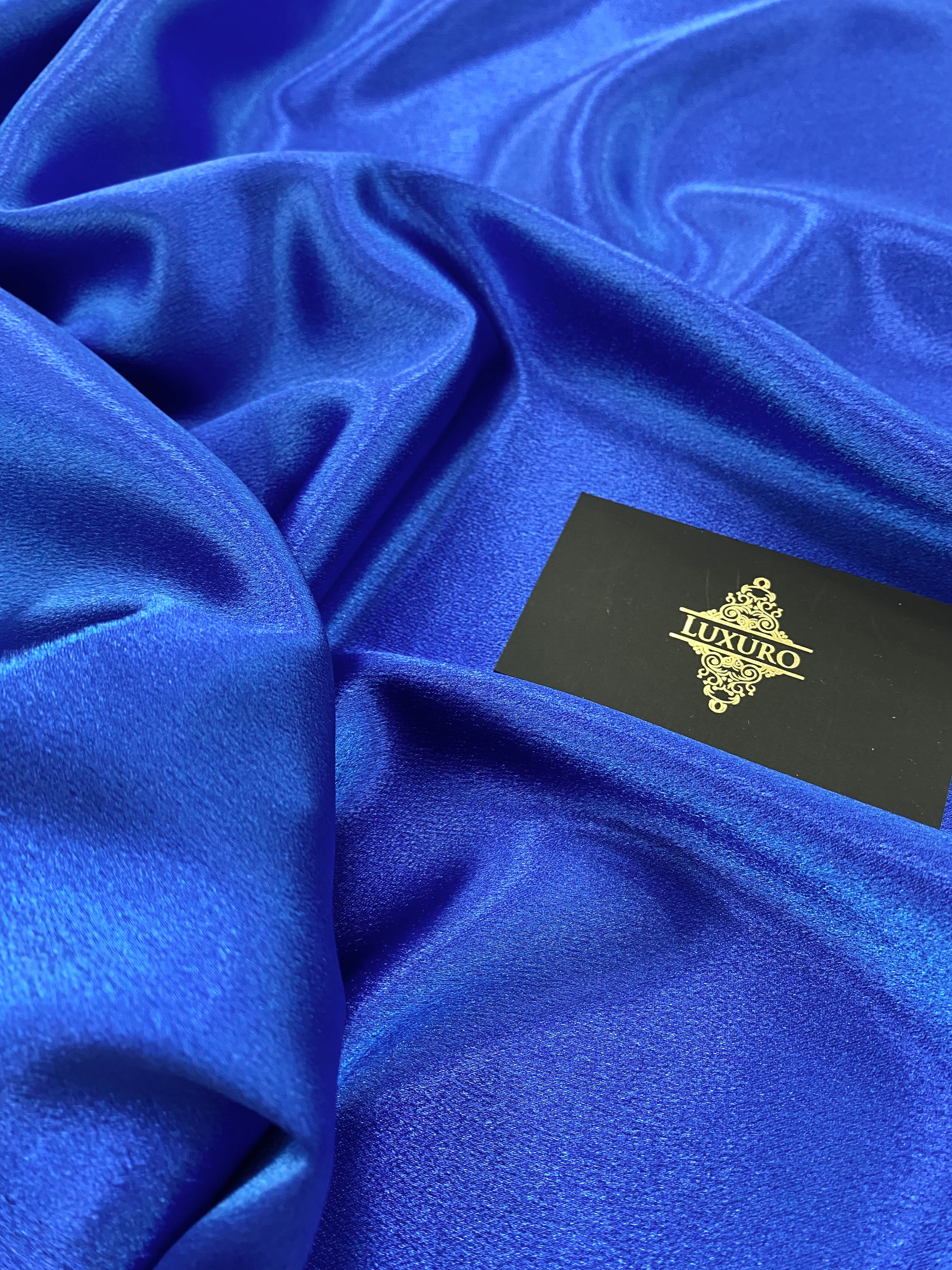 Royal Blue Shiny Elastic Taffeta