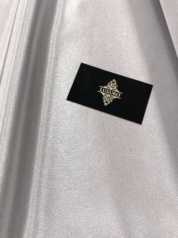 Shiny Silver Elastic Taffeta