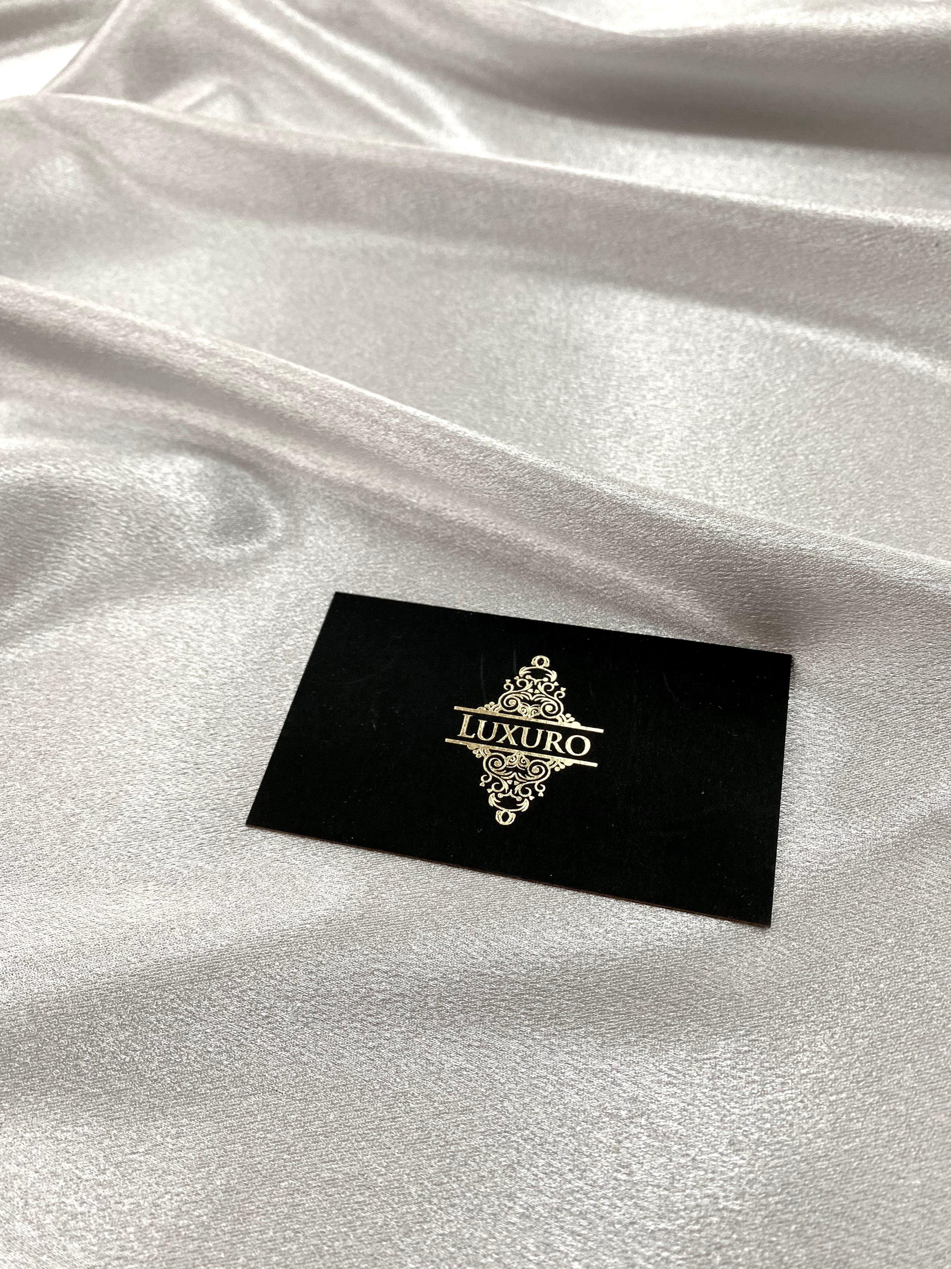 Shiny Silver Elastic Taffeta