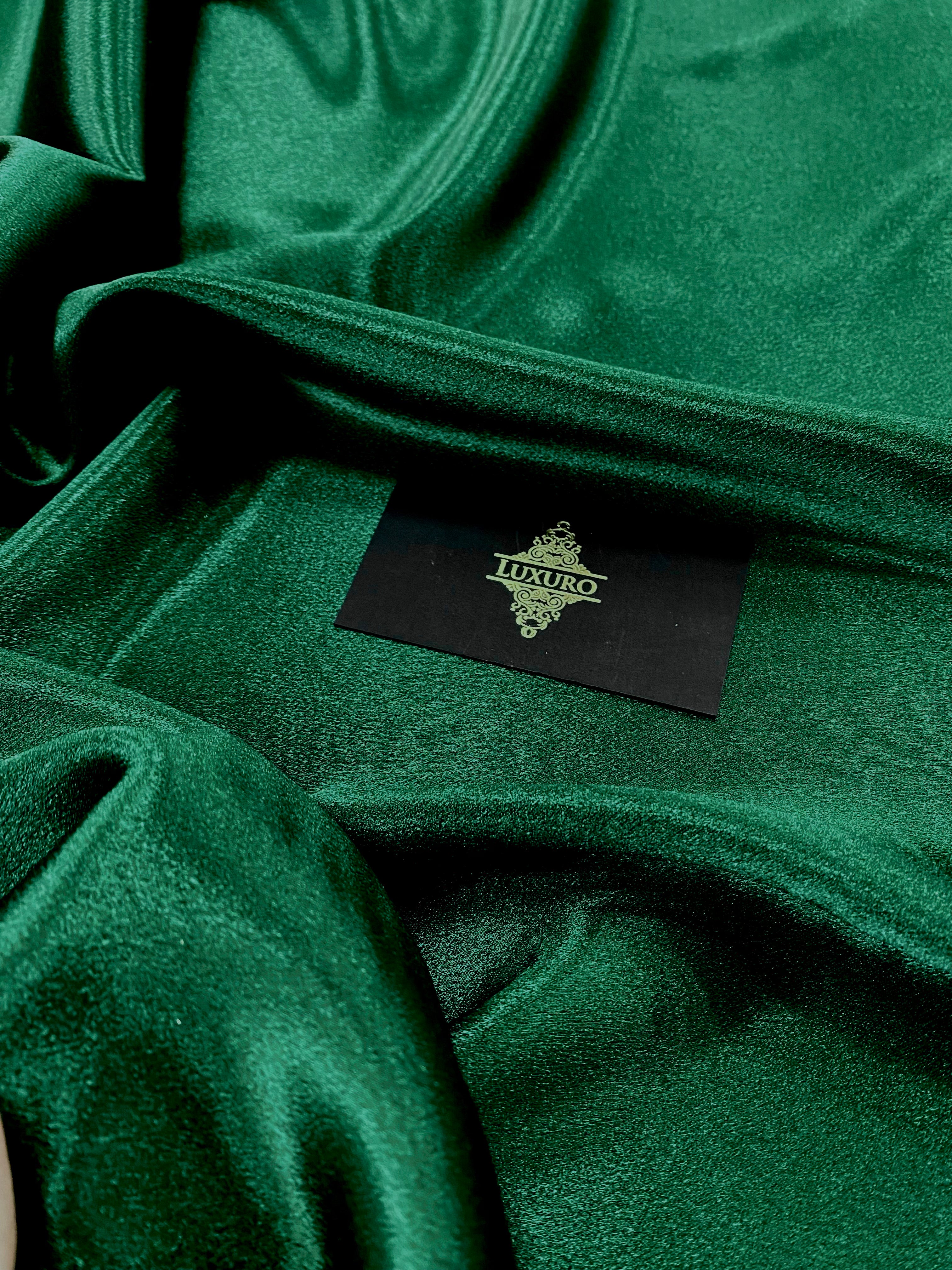 Tafta Elastica Metalizata Verde Smarald