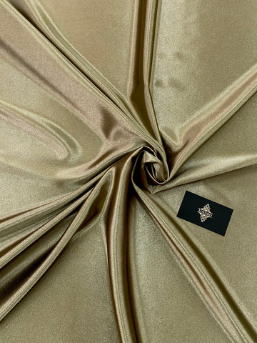 Shiny Elastic Taffeta Light Olive