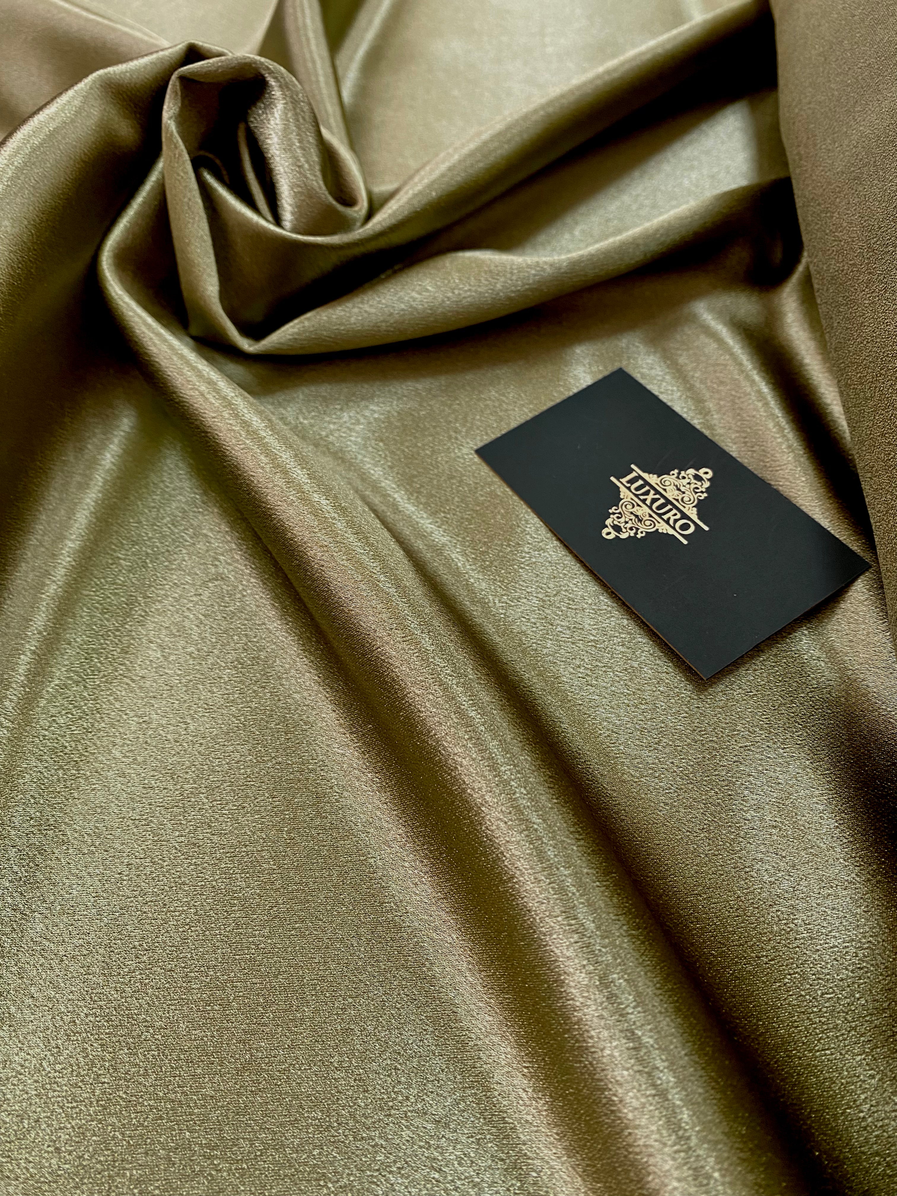 Shiny Elastic Taffeta Light Olive