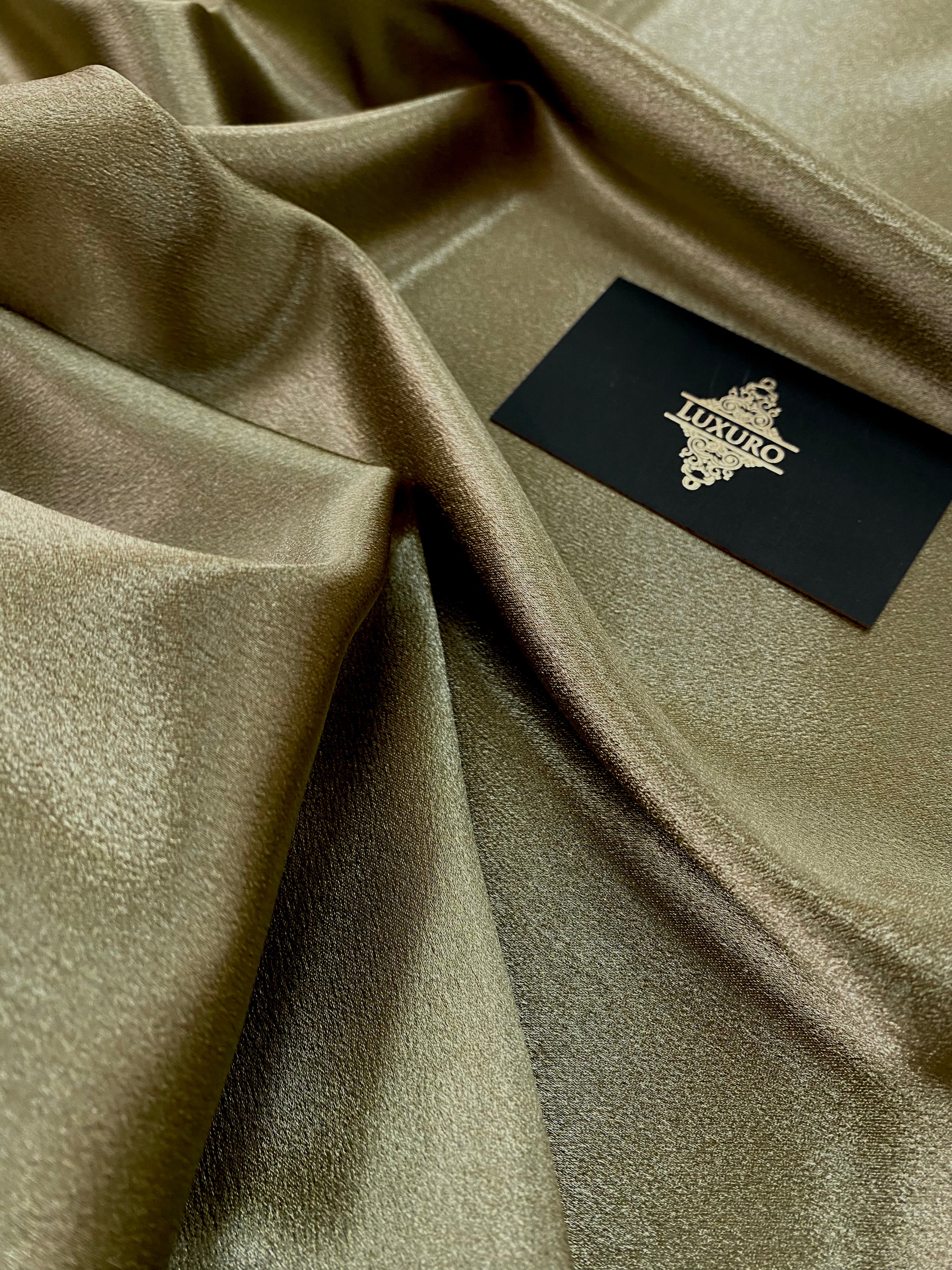 Shiny Elastic Taffeta Light Olive