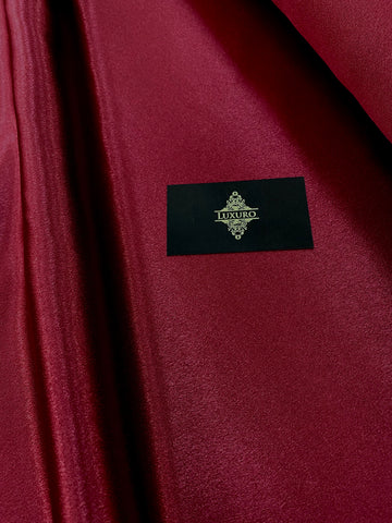 Burgundy Shiny Elastic Taffeta
