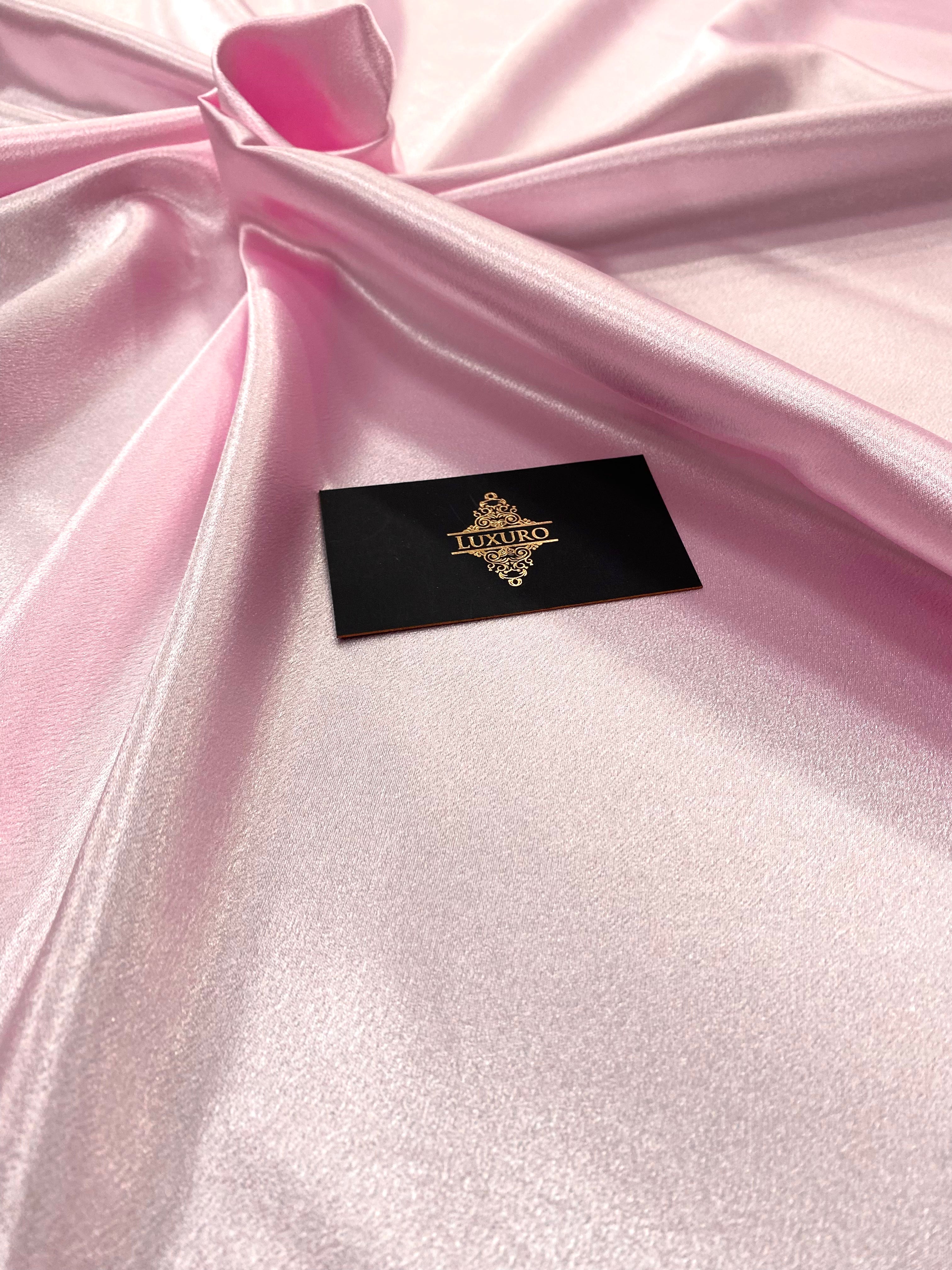 Light Pink Shiny Elastic Taffeta
