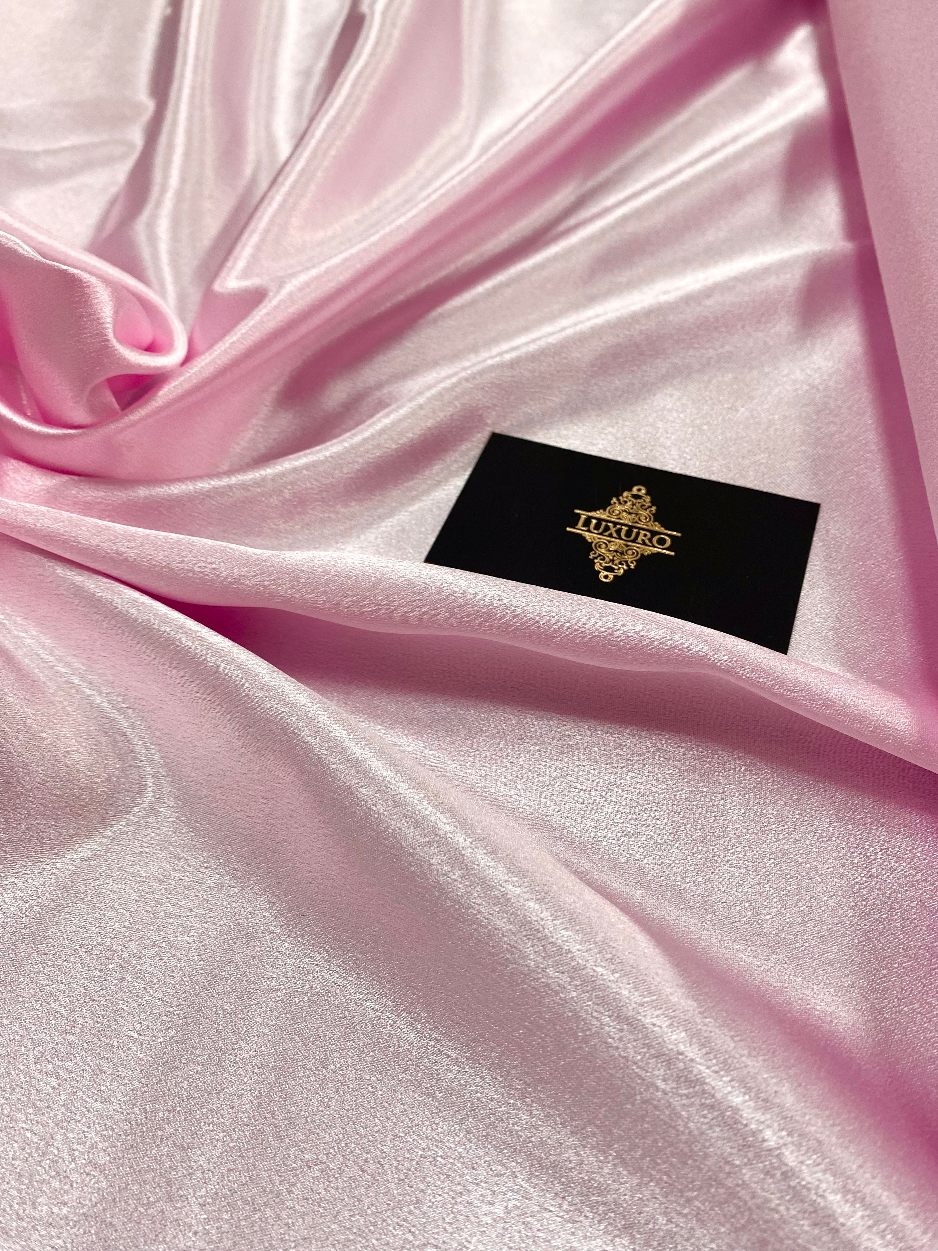 Light Pink Shiny Elastic Taffeta