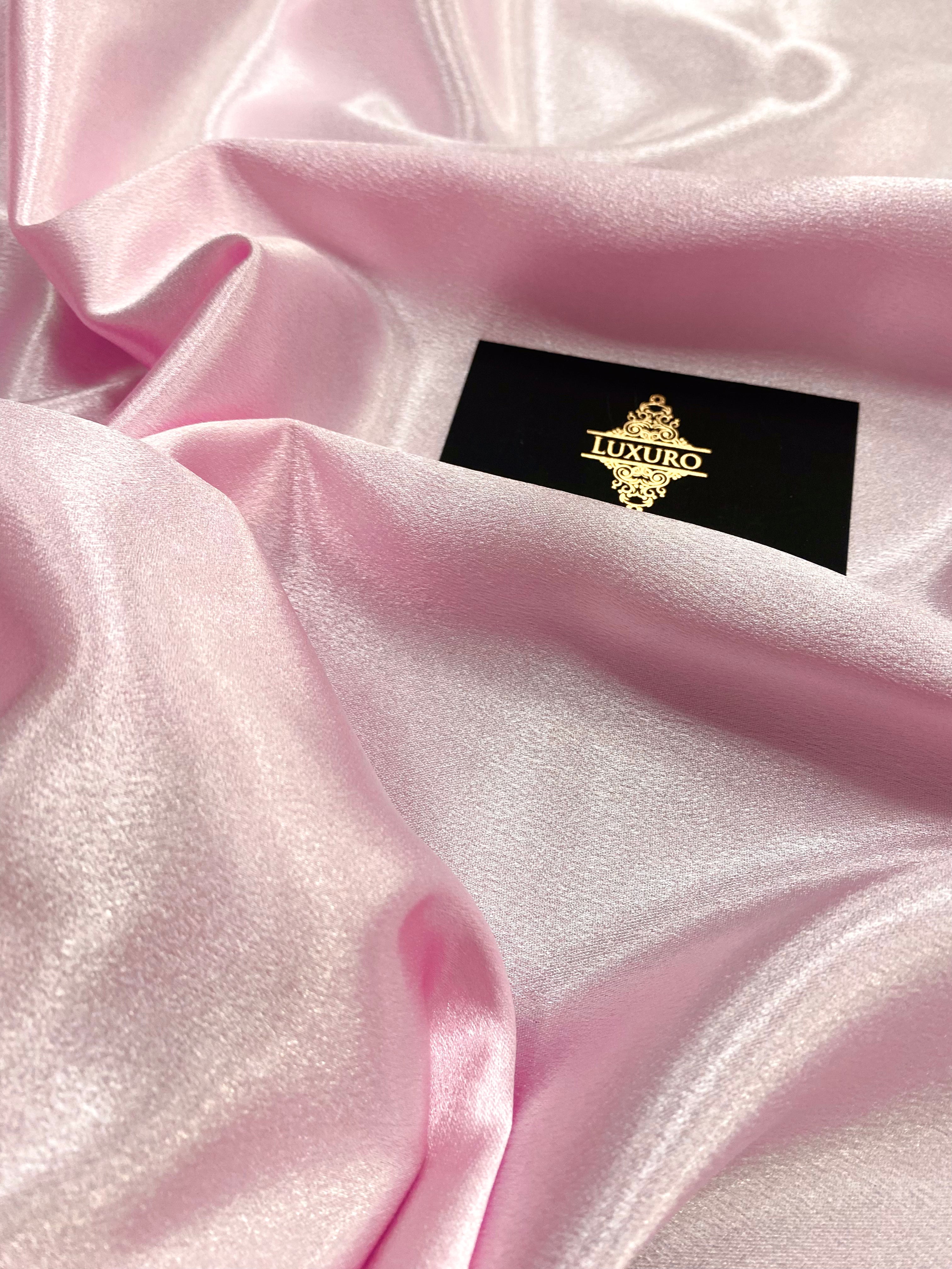Light Pink Shiny Elastic Taffeta