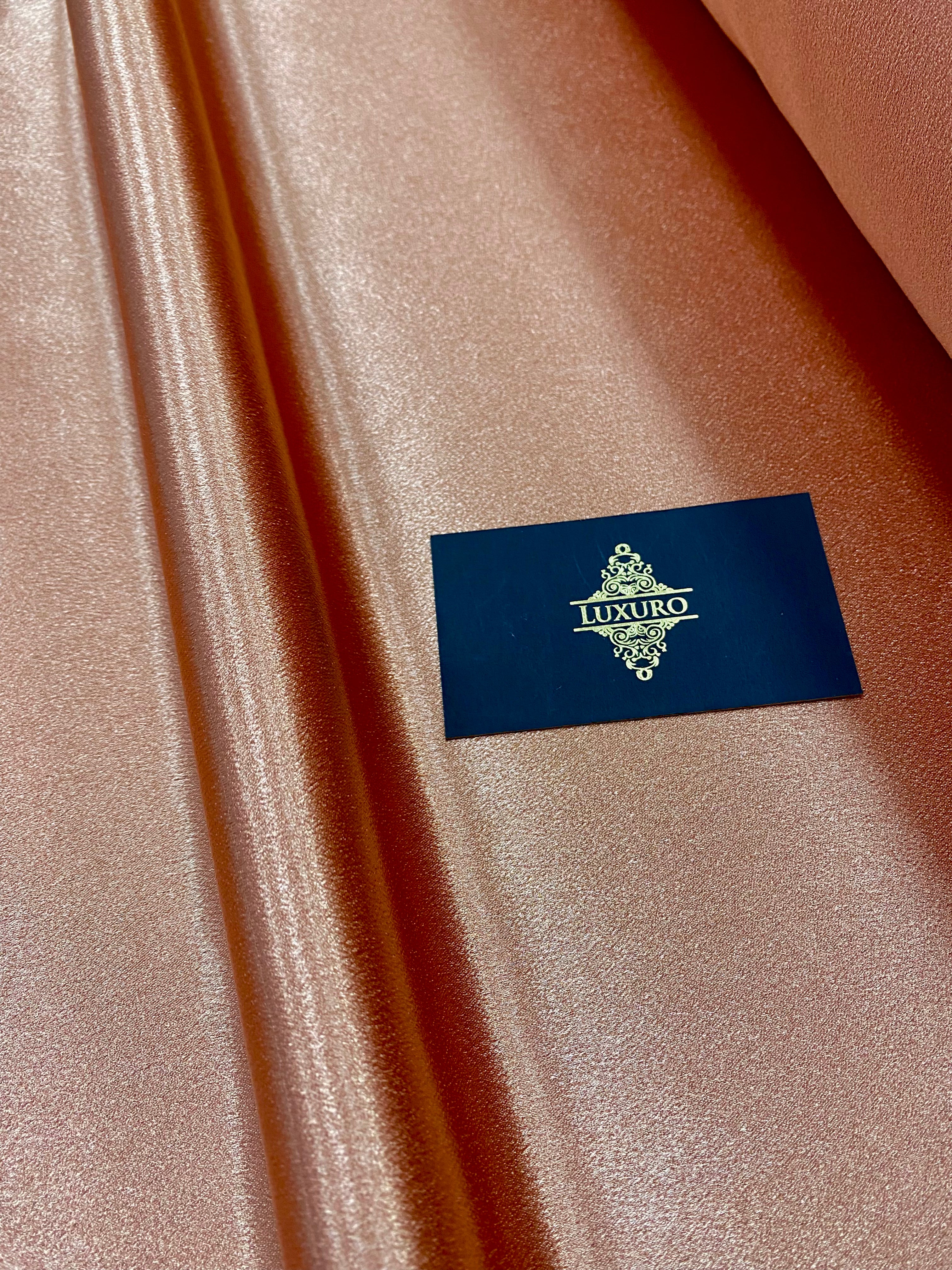 Tafta Elastica Lucioasa Auriu-Rose