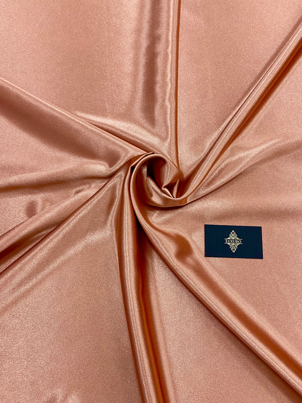 Tafta Elastica Lucioasa Auriu-Rose
