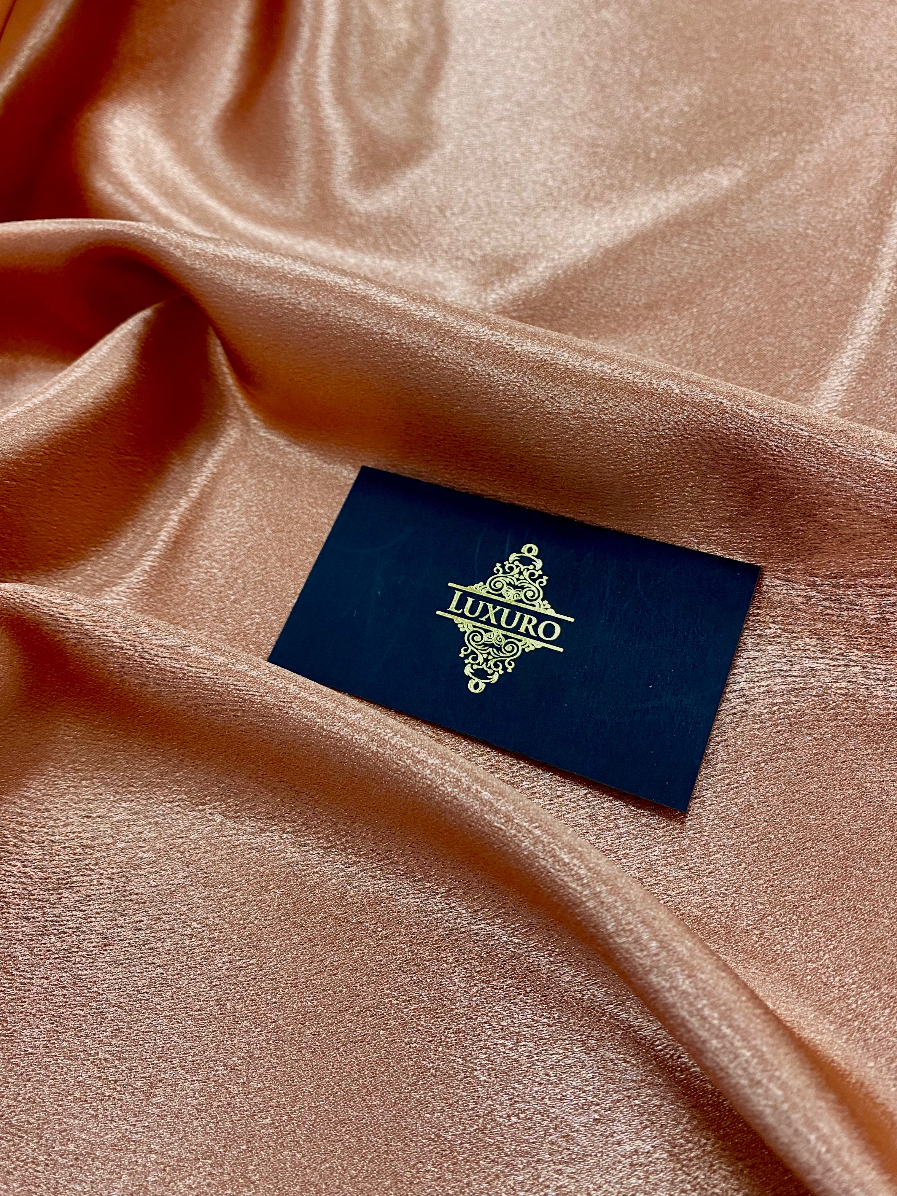 Tafta Elastica Lucioasa Auriu-Rose