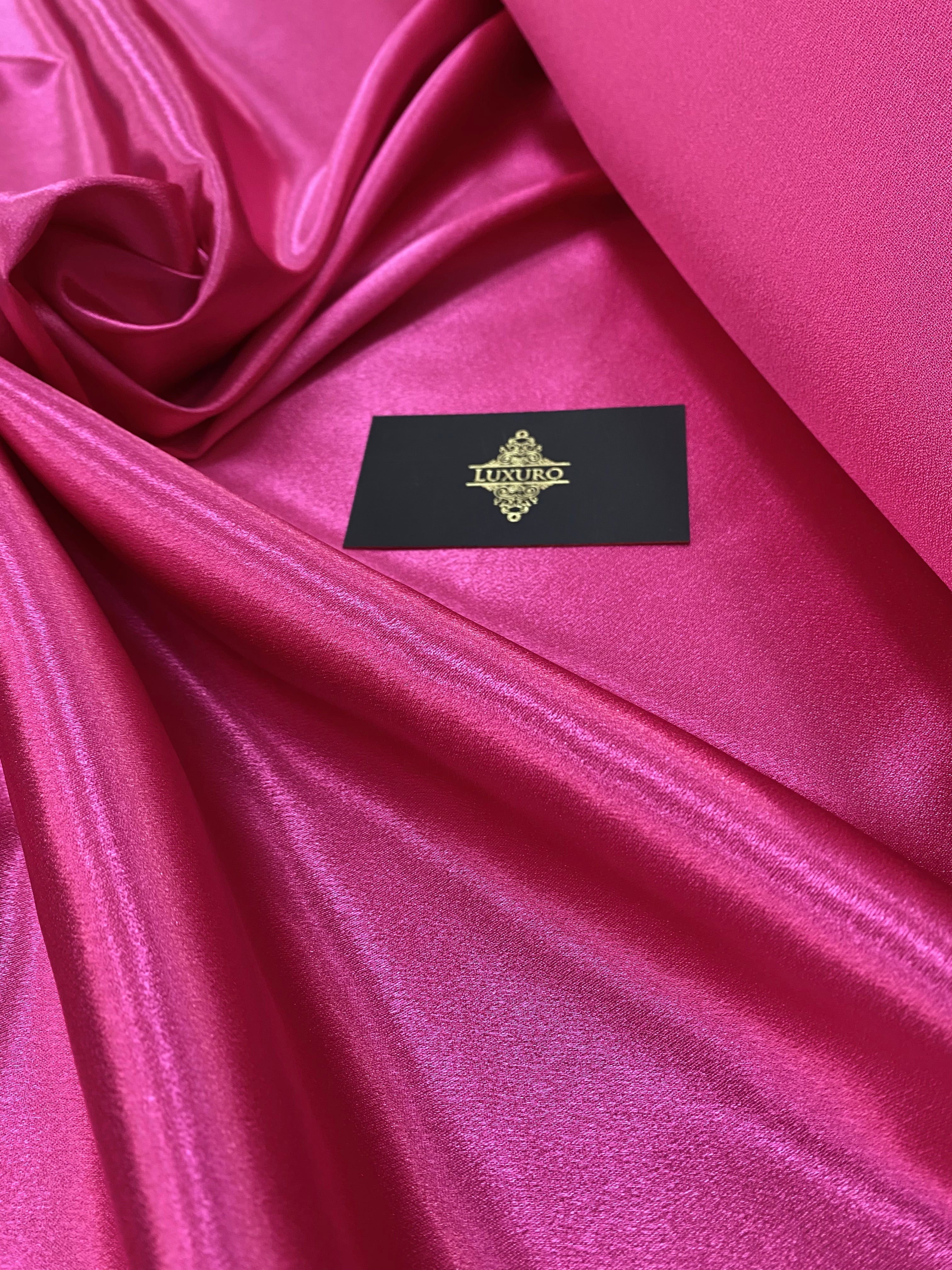 Tafta Elastica Lucioasa Fucsia