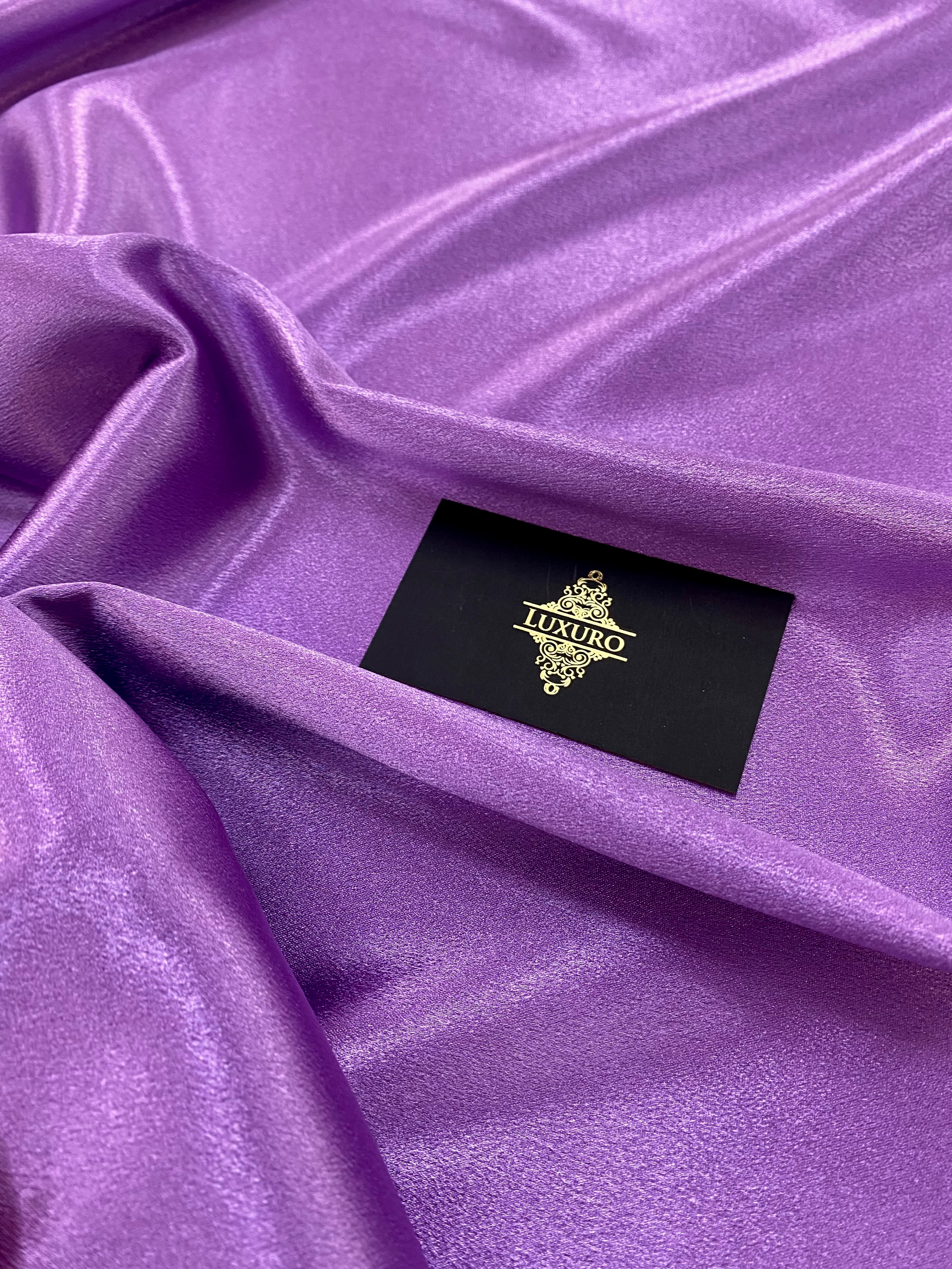 Tafta Elastica Lucioasa Lavanda Inchis