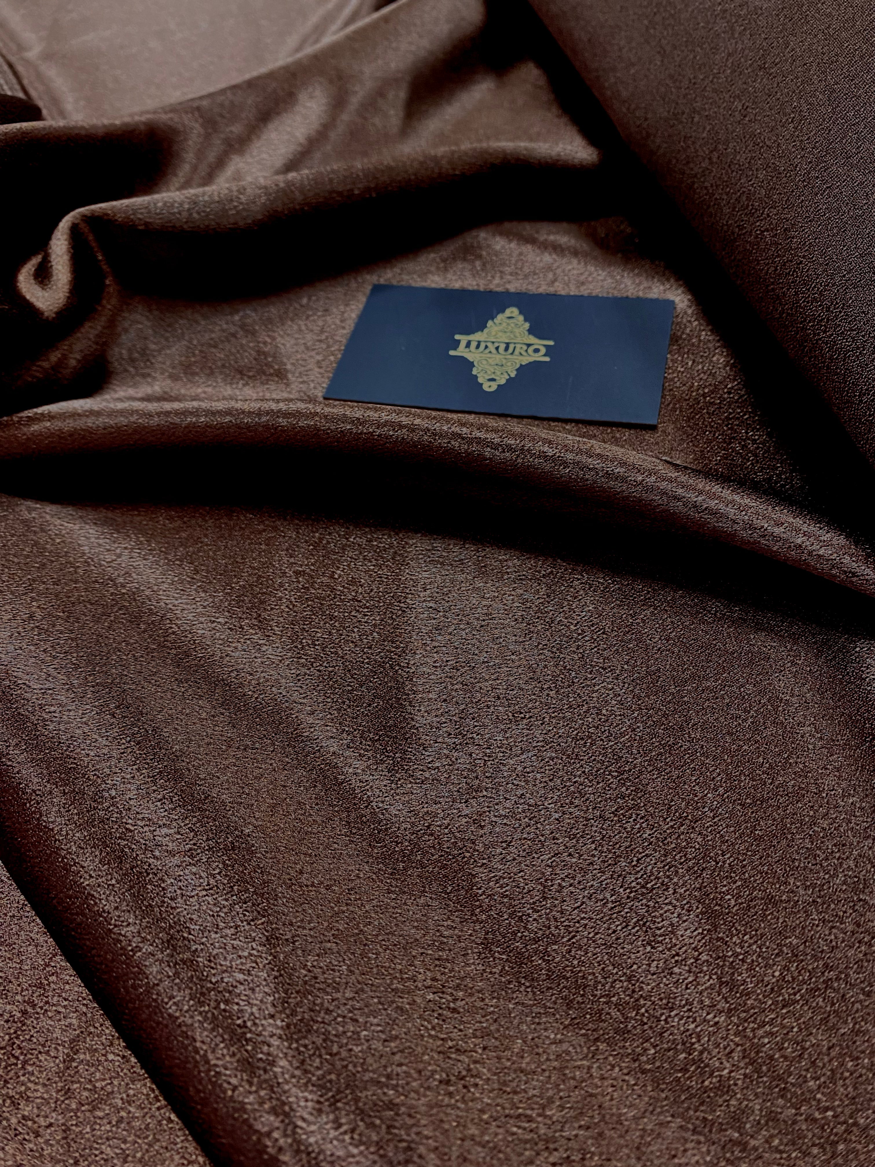 Tafta Elastica Metalizata Maro